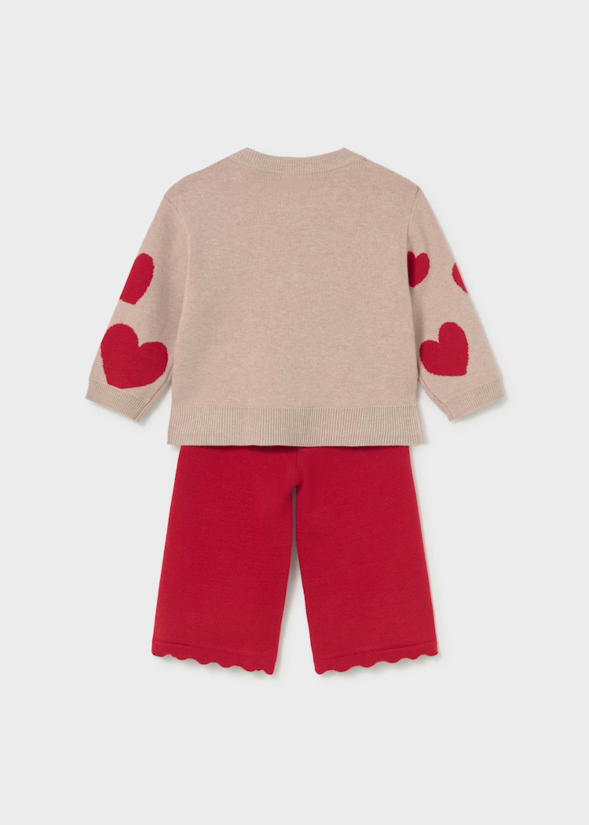 Set Hose und Sweatshirt Herzen Baby