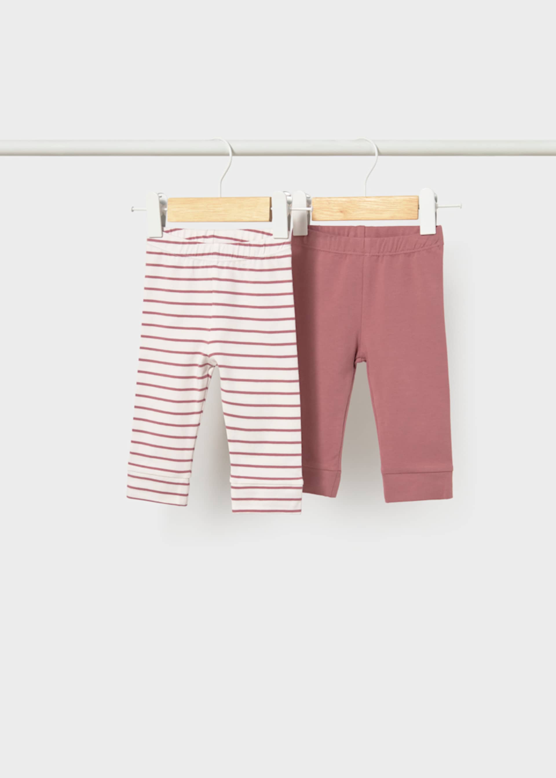 Newborn Girl Pack of 2 Leggings