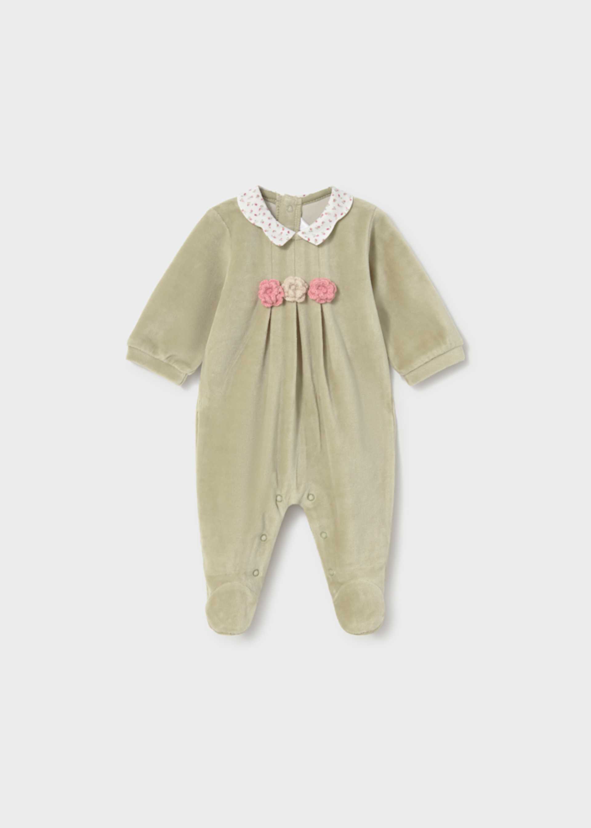 Pack 2 babygrows aveludados recém nascida Pack 2 babygrows aveludados recém nascida