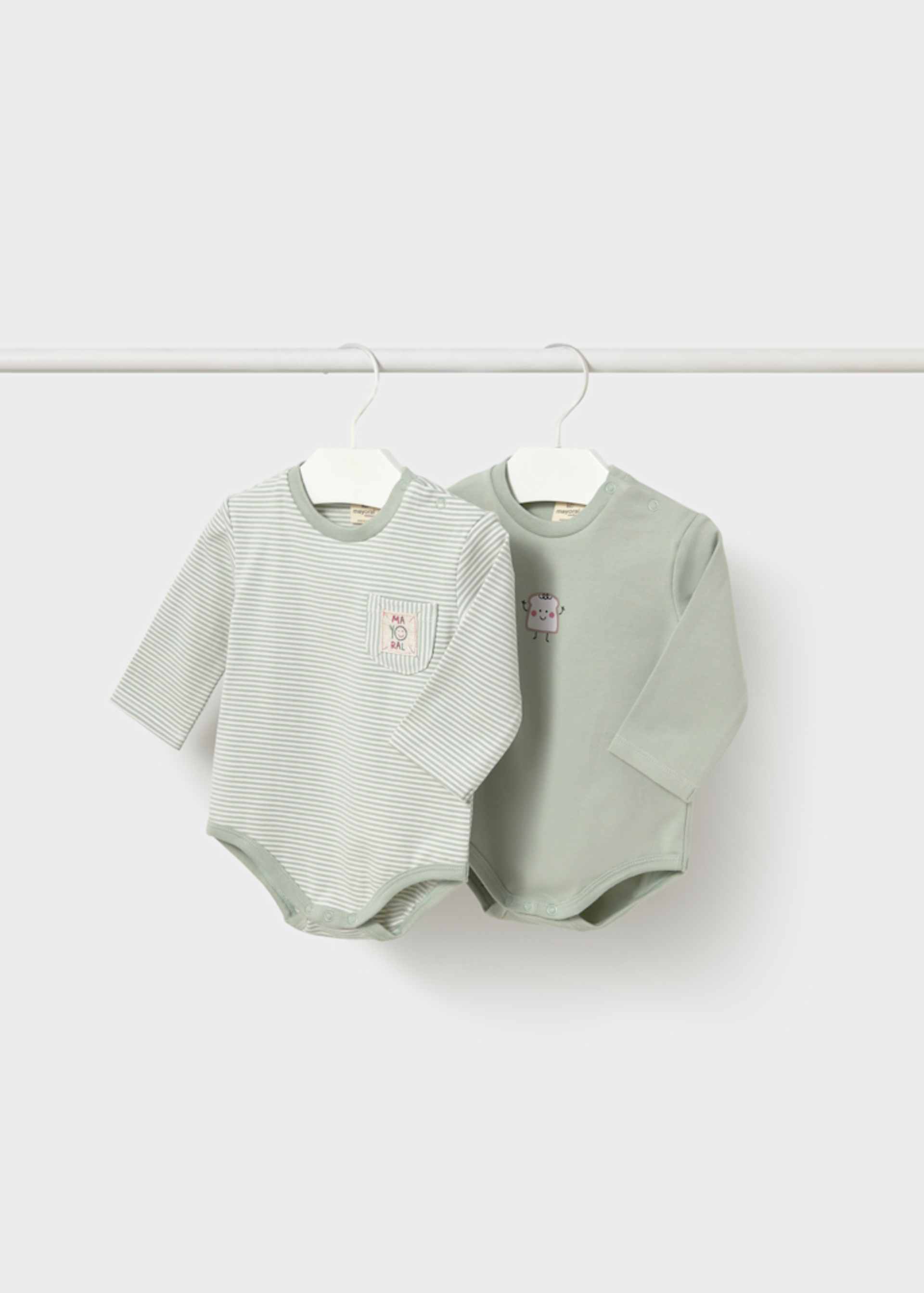 Newborn Pack of 2 Bodysuits