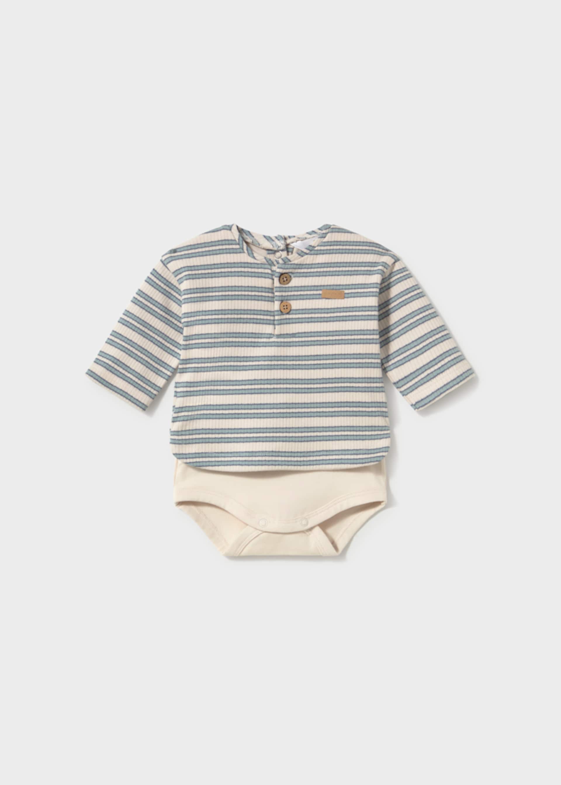 Newborn Boy Striped Bodysuit Newborn Boy Striped Bodysuit