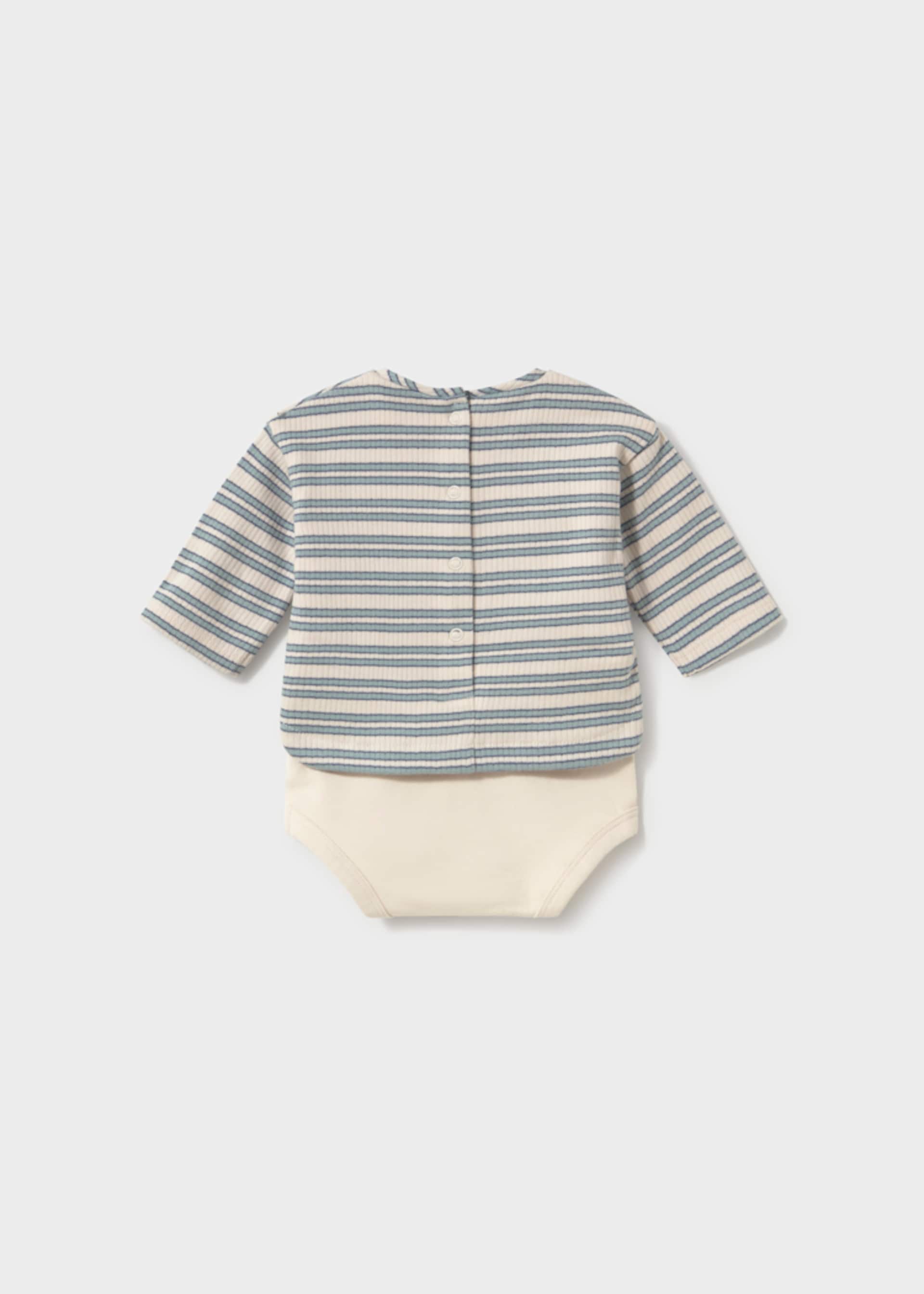 Newborn Boy Striped Bodysuit Newborn Boy Striped Bodysuit