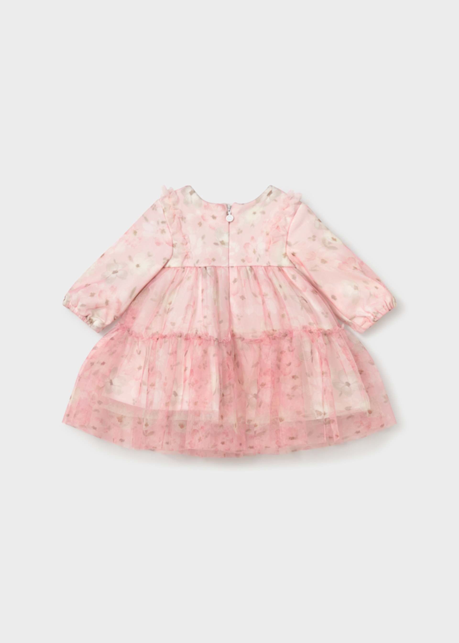 Rochie din tul cu imprimeu nou-nascut