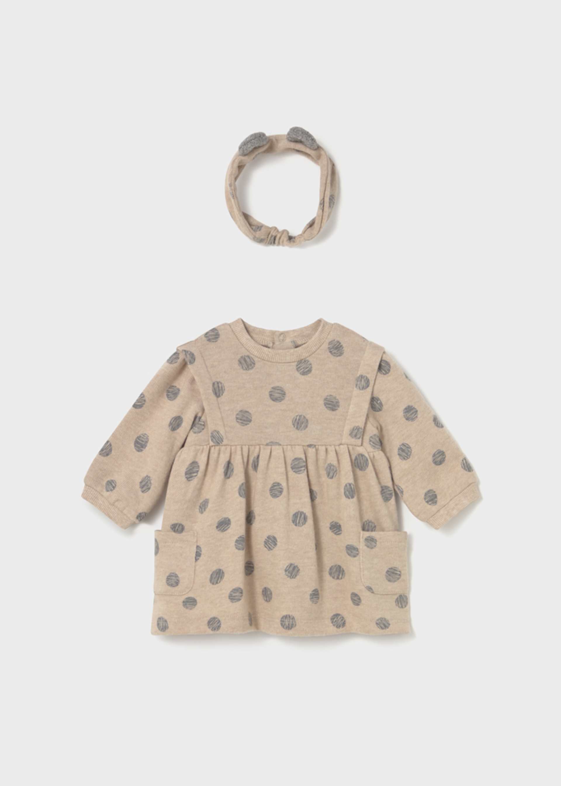 Kleid mit Haarband Neugeborene