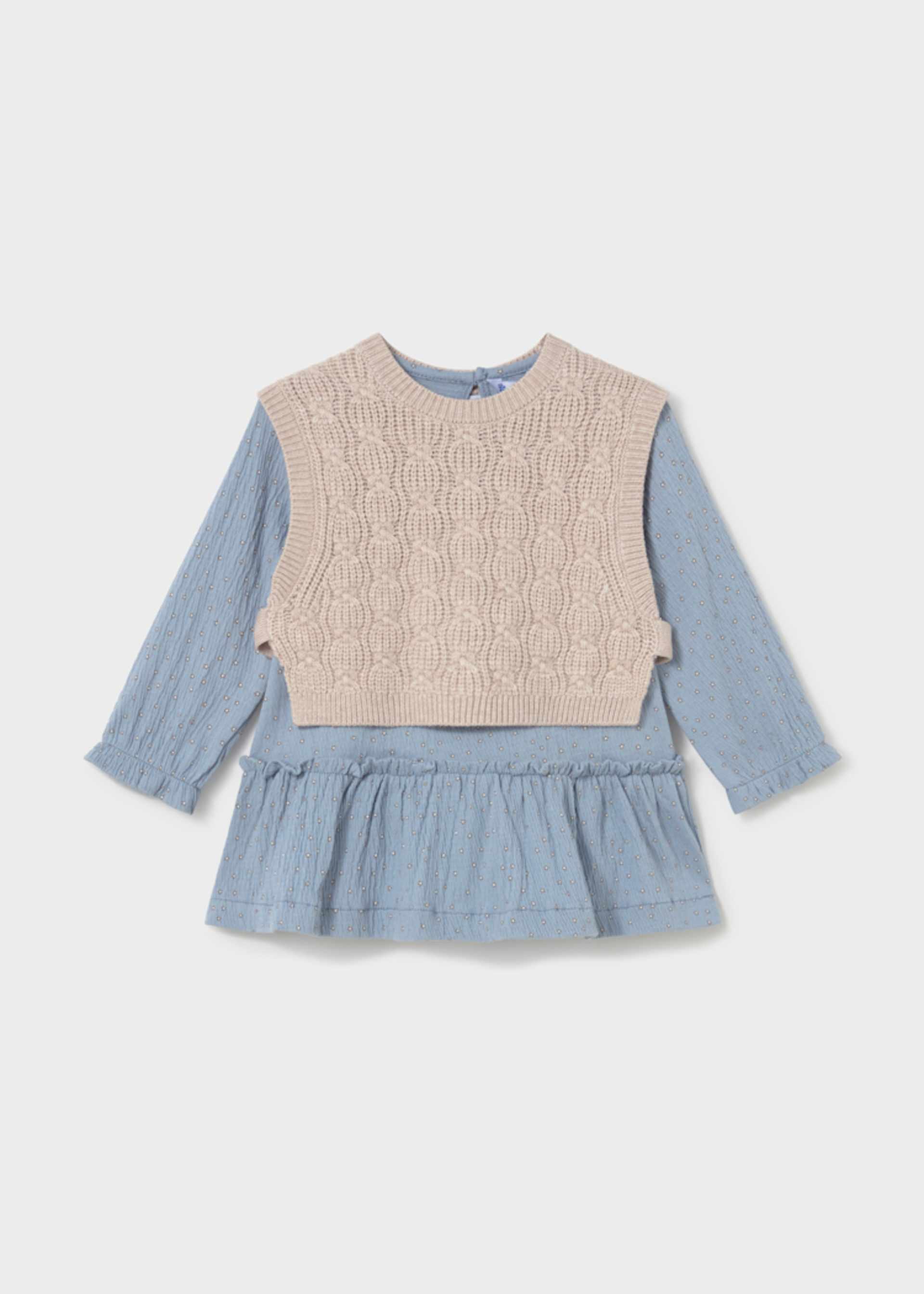 Vestido com colete bebé