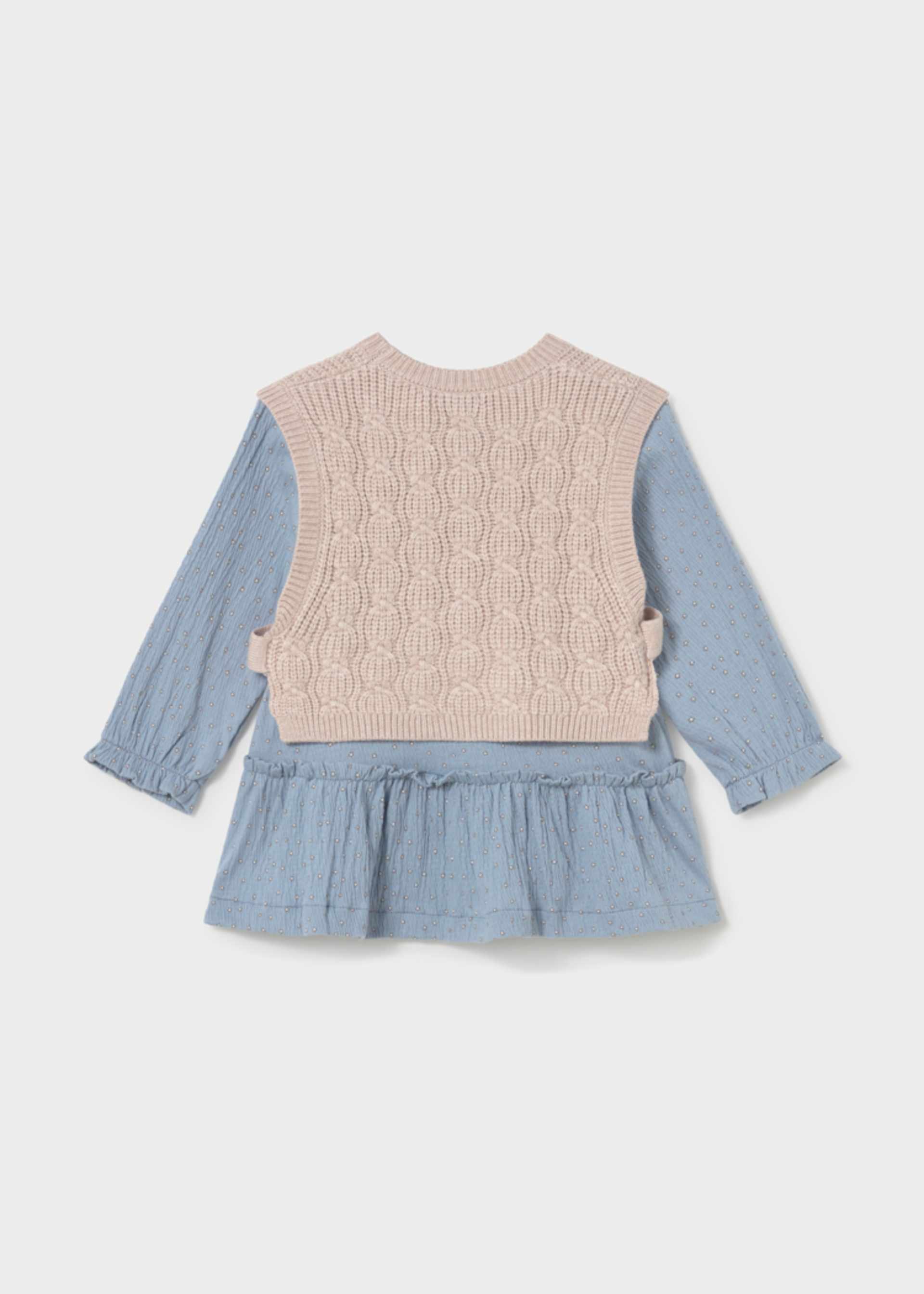 Vestido com colete bebé