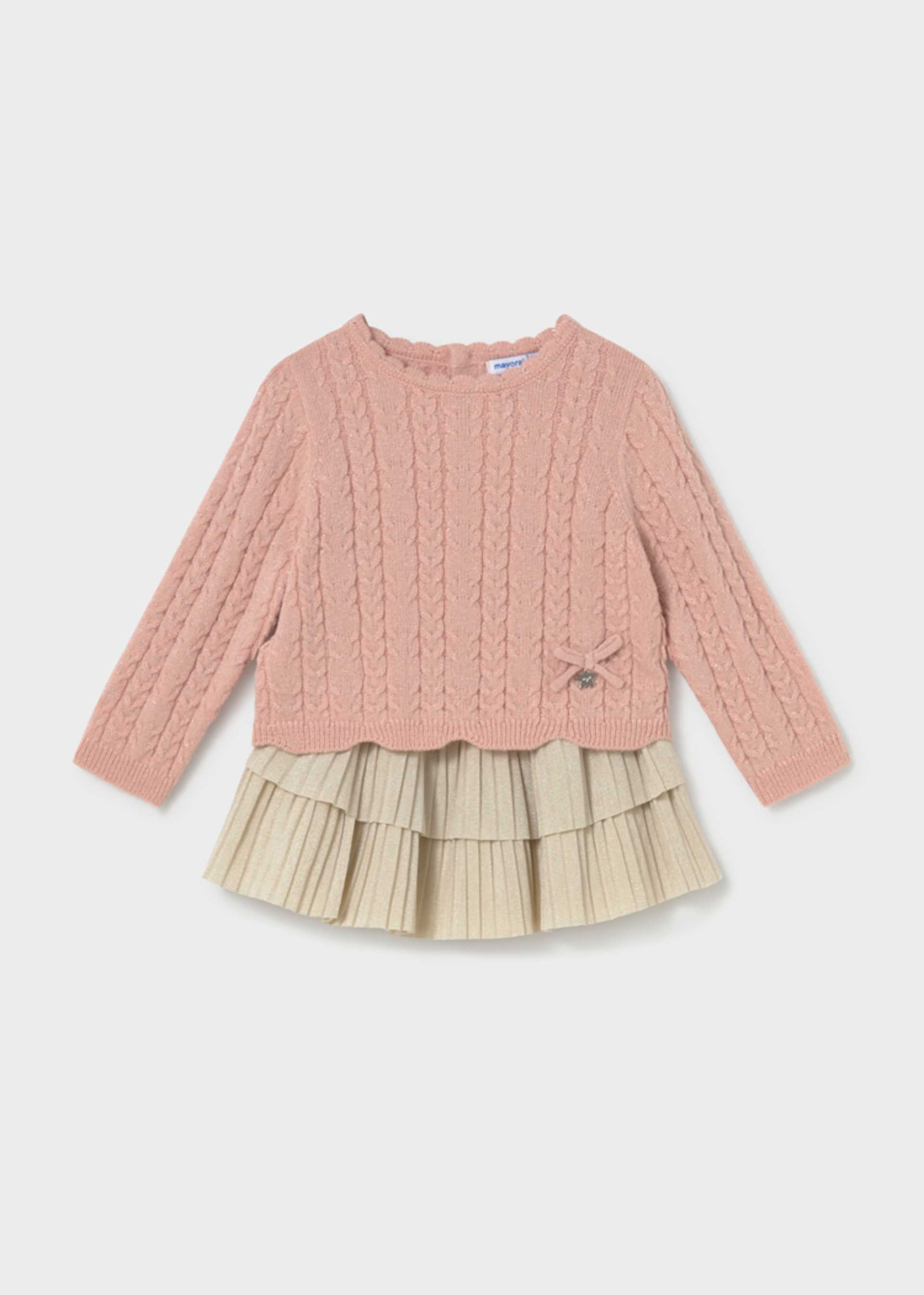 Baby Ruffle Skirt and Sweater Set