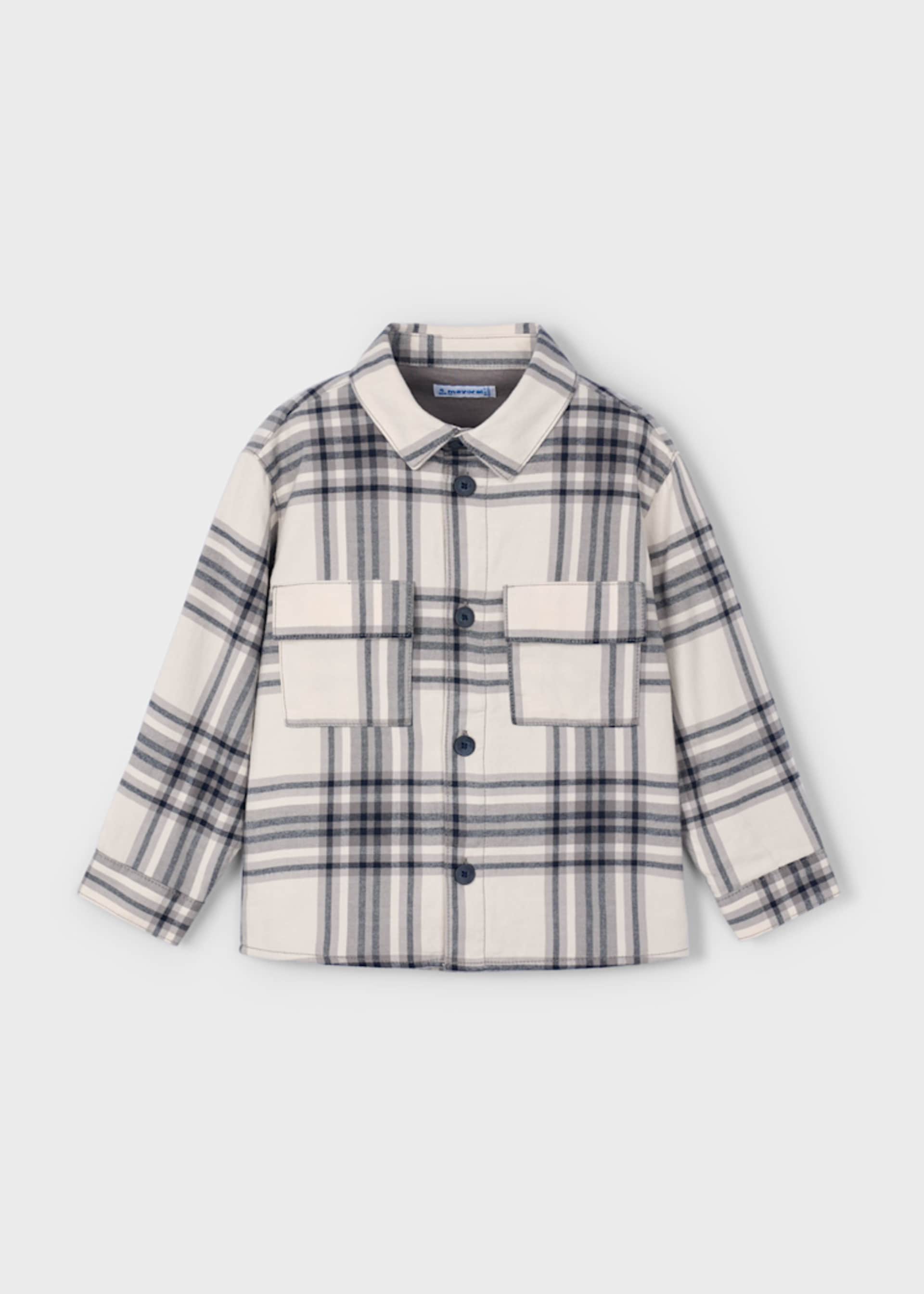 Sobrecamisa cuadros niño