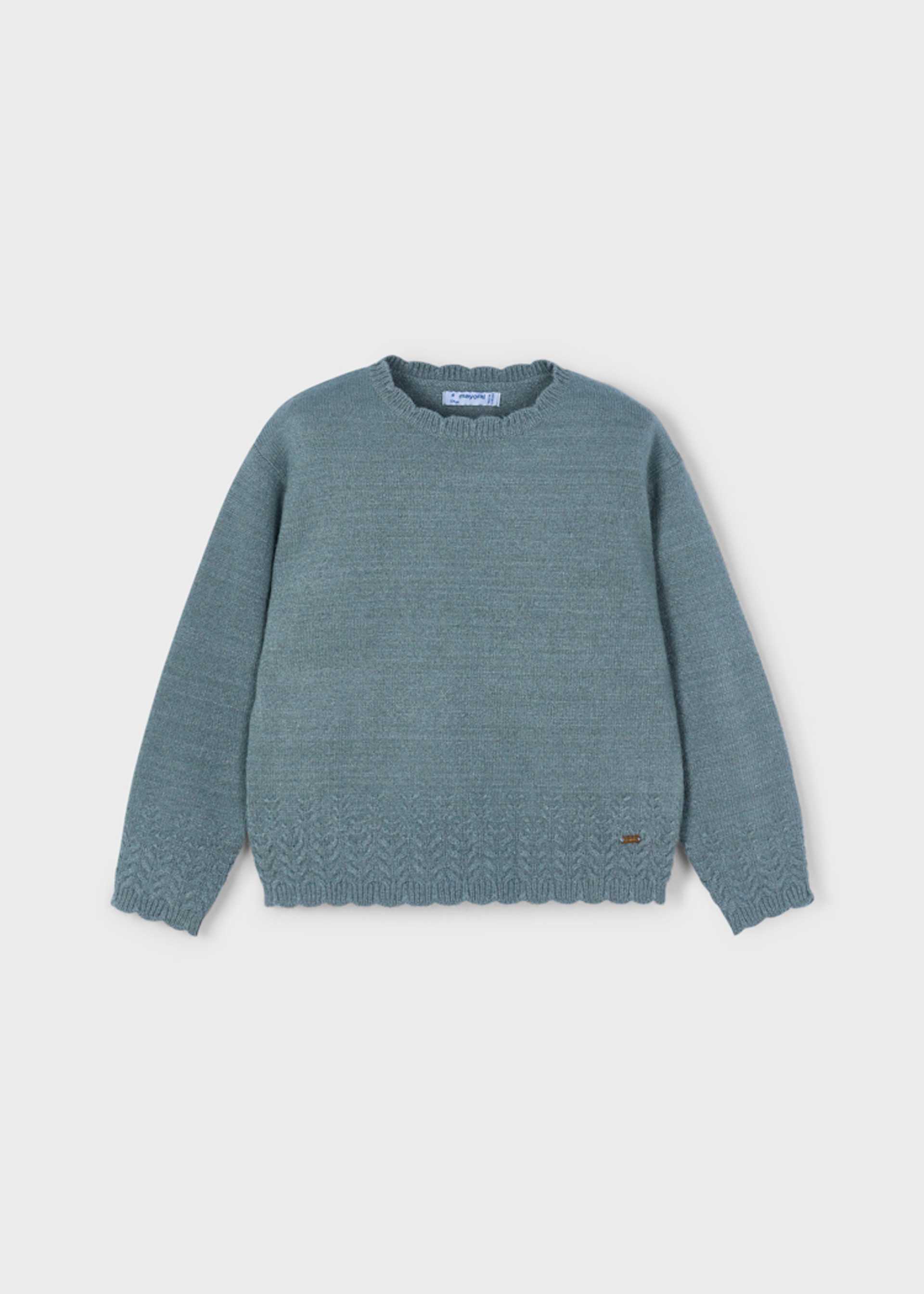 Pullover einfarbig Mädchen