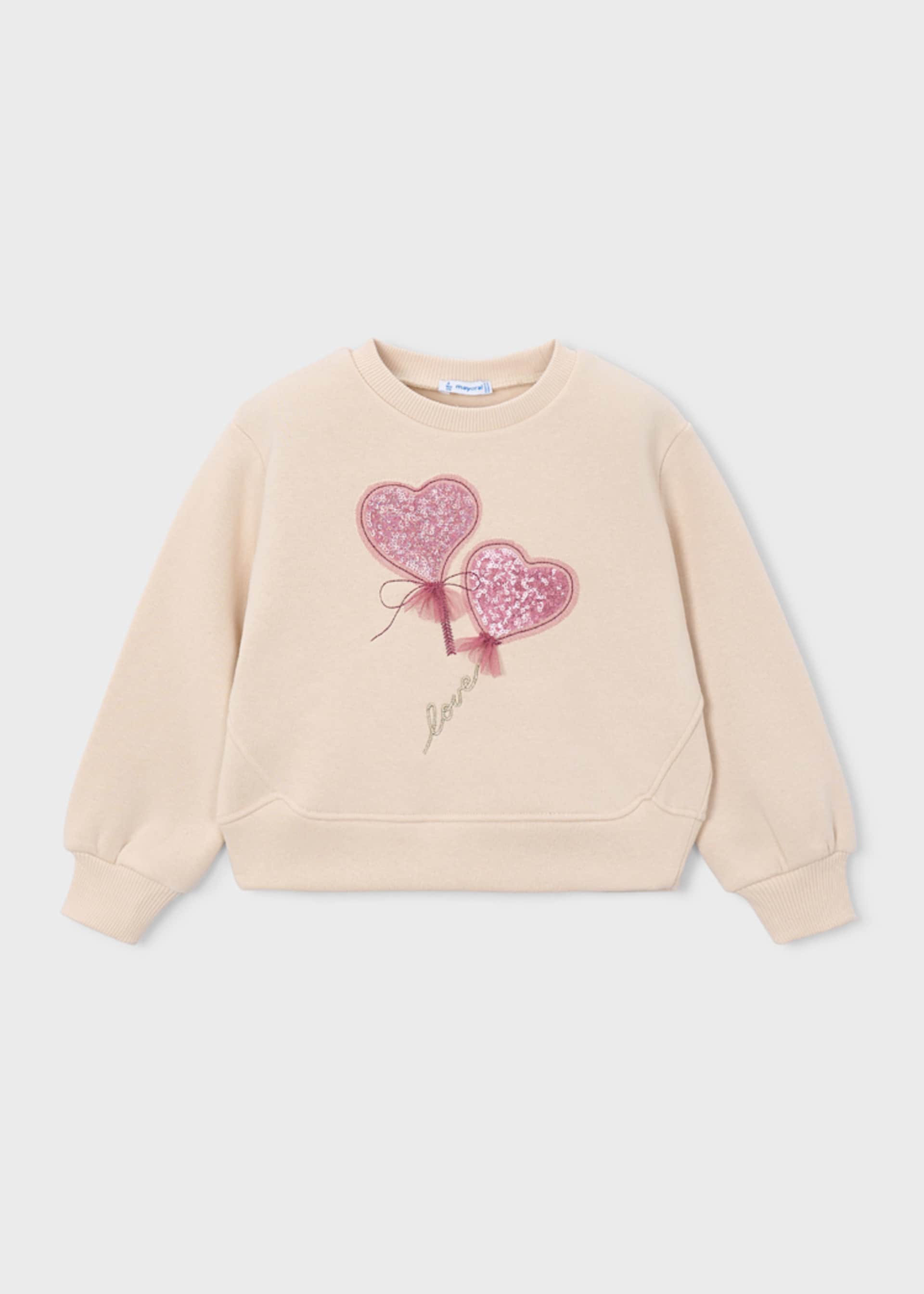 Sweatshirt Applikationen Mädchen