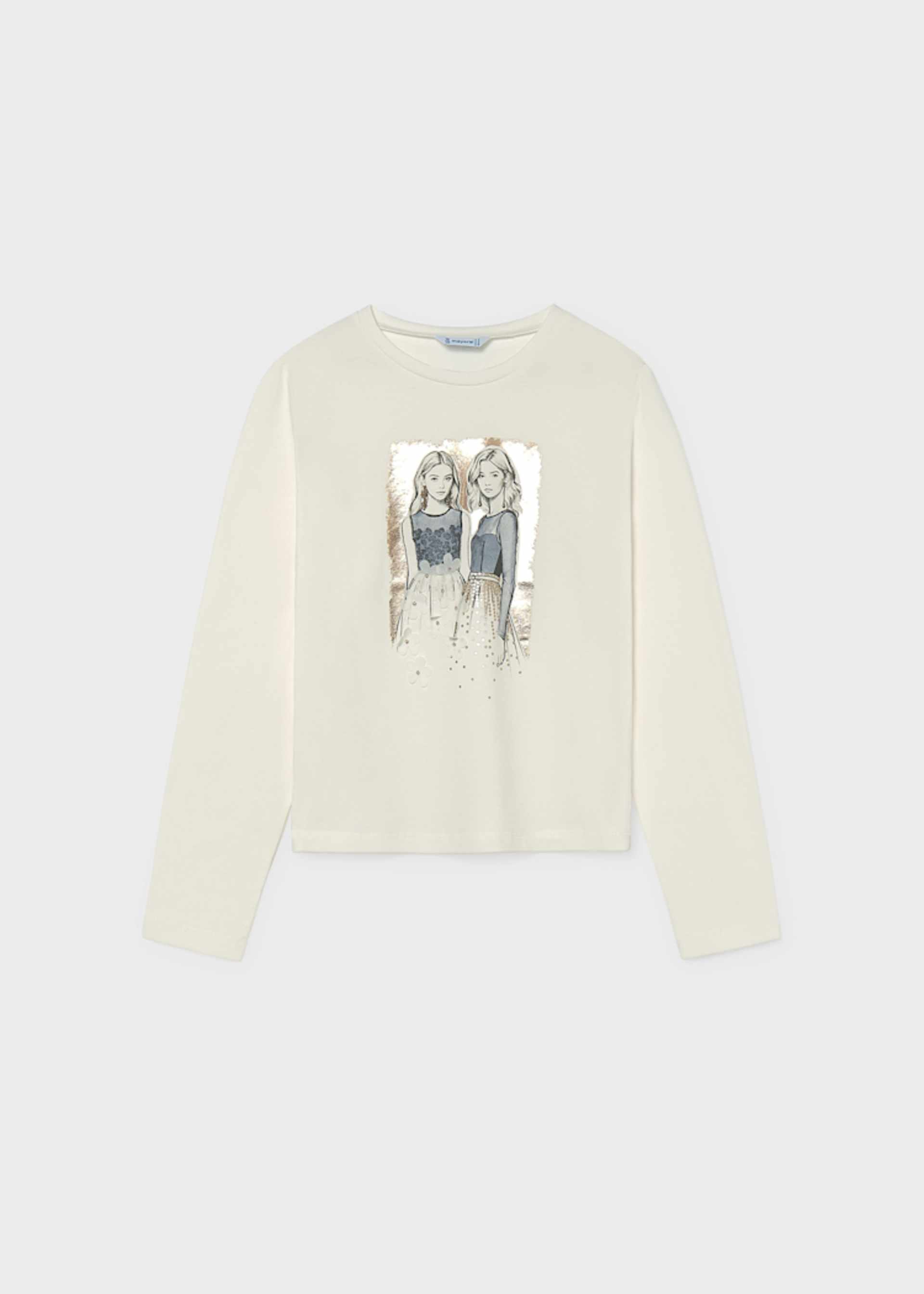 Maglietta serigrafia ragazza