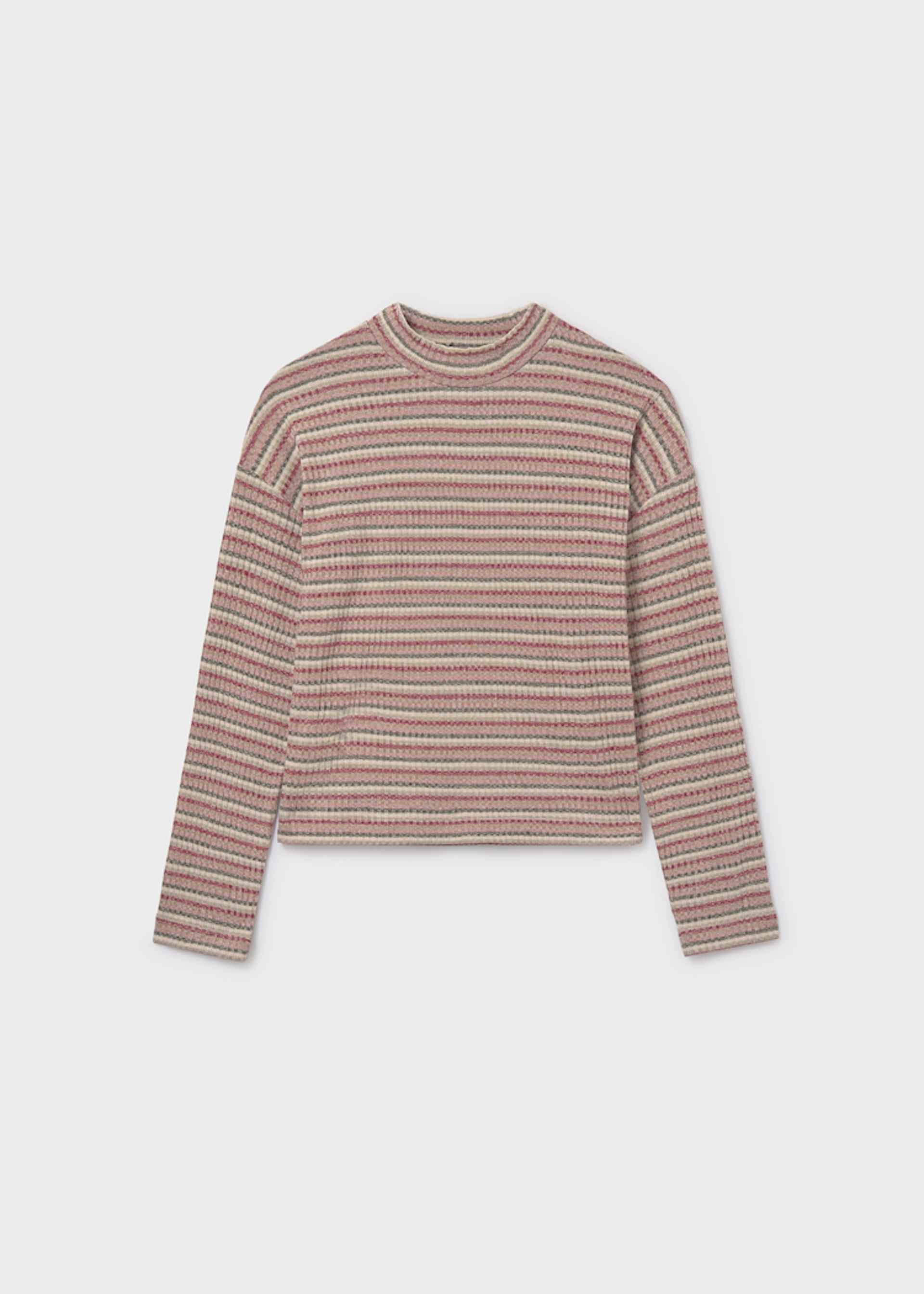 T-shirt à col cheminé fille