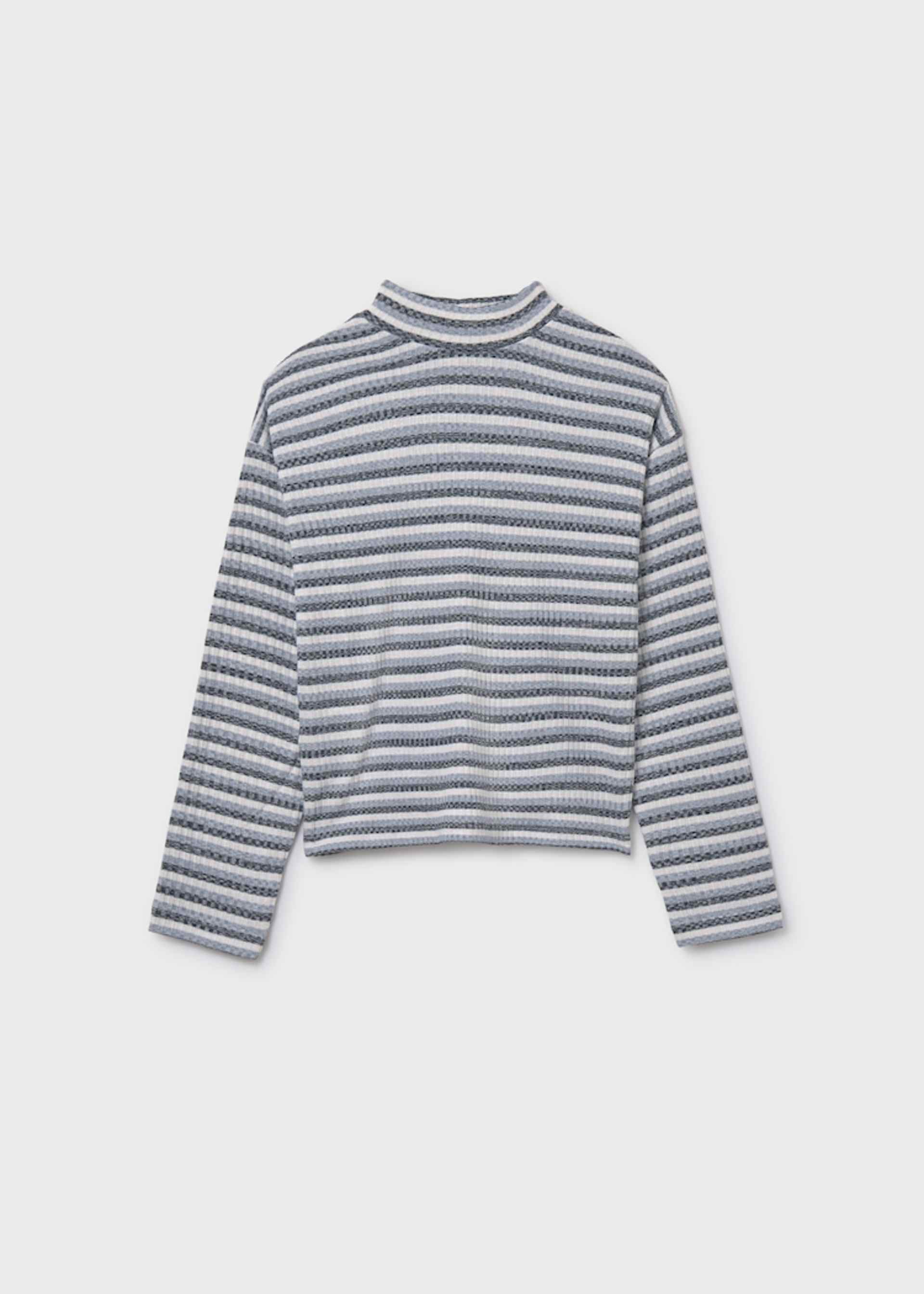 T-shirt à col cheminé fille