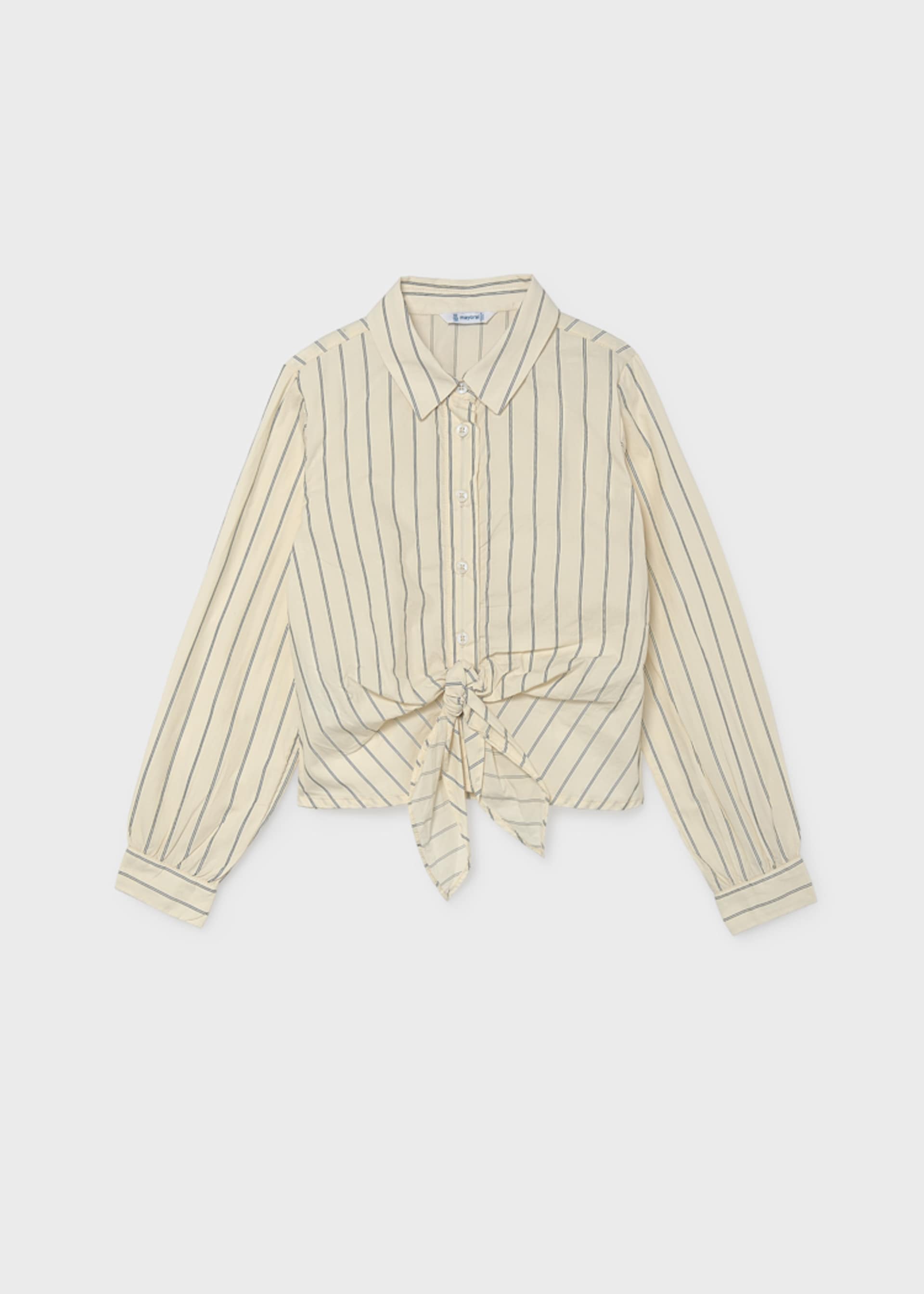 Blusa con nodo ragazza Blusa con nodo ragazza