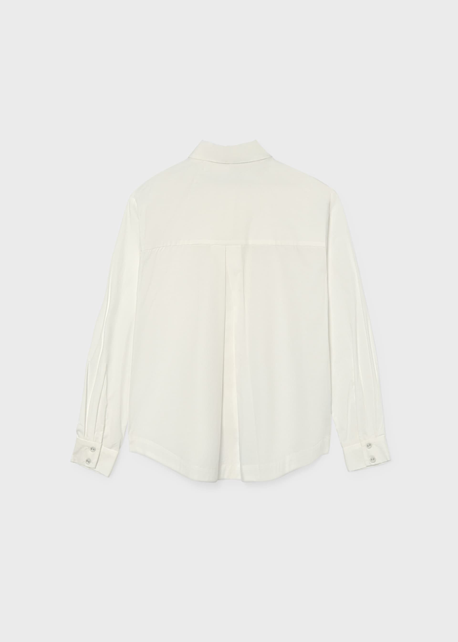 Blusa com gravata rapariga