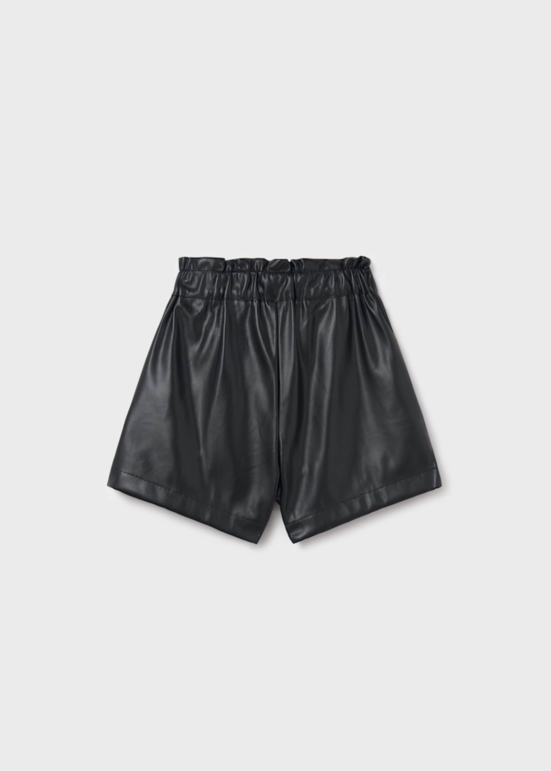 Girl Leatherette Shorts