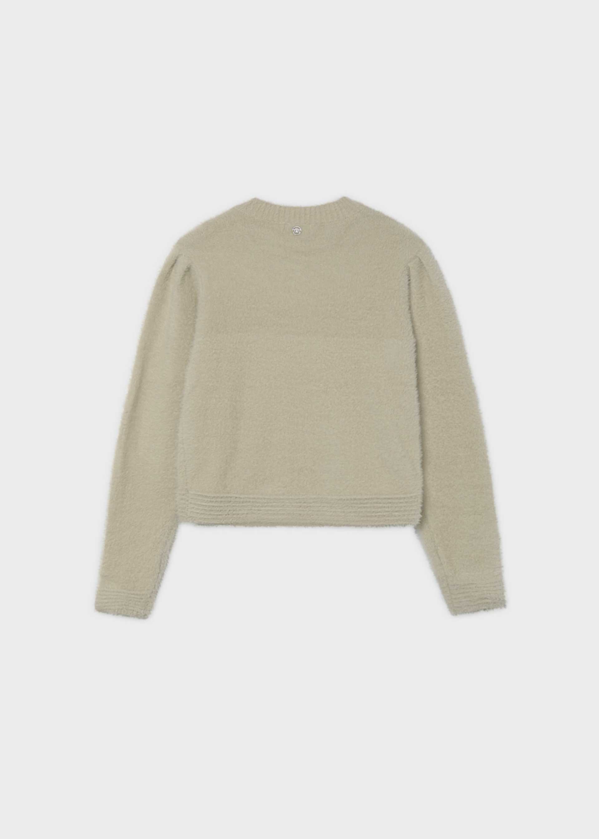 Pull effet fourrure fille