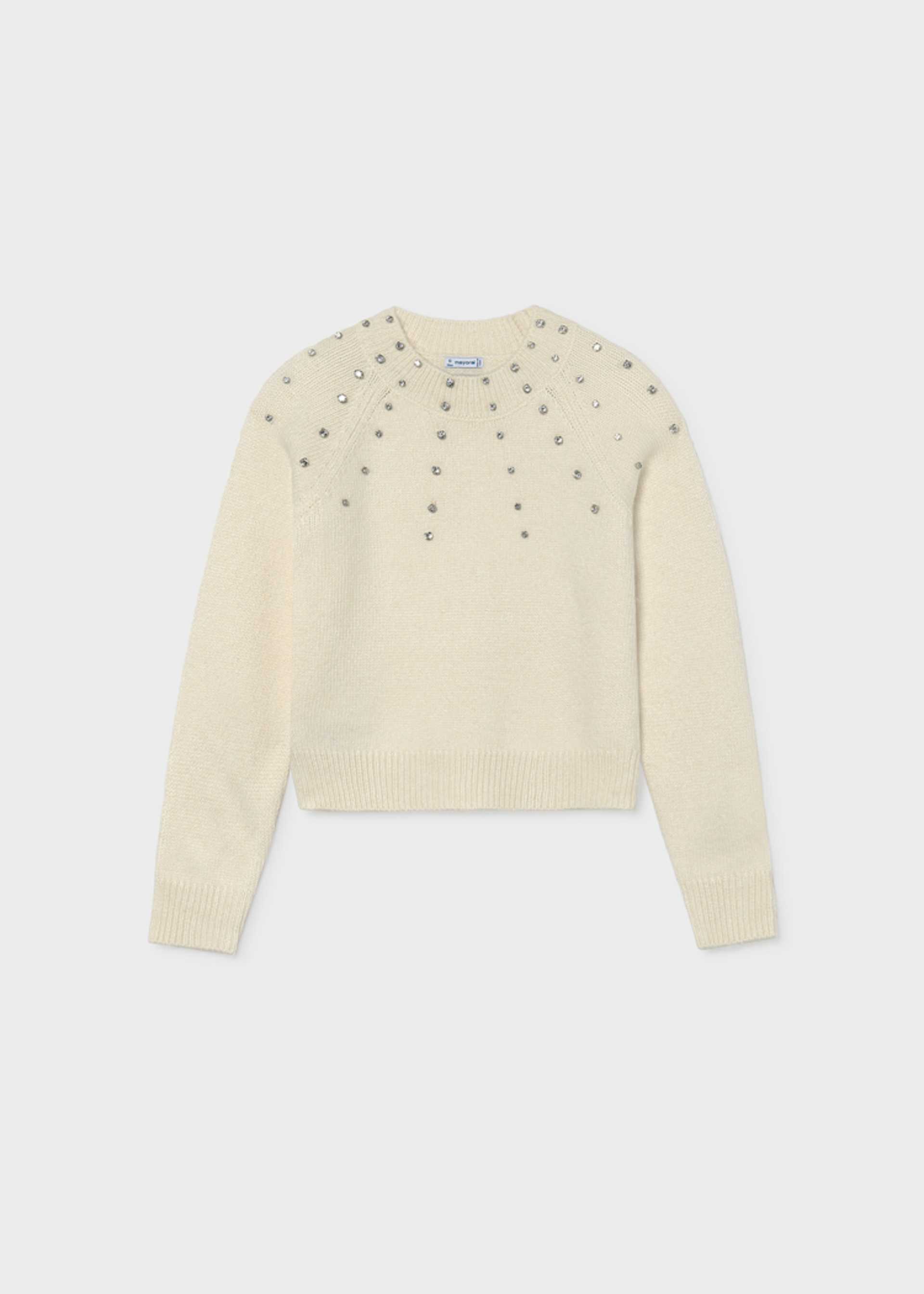 Girls' rhinestone jumper