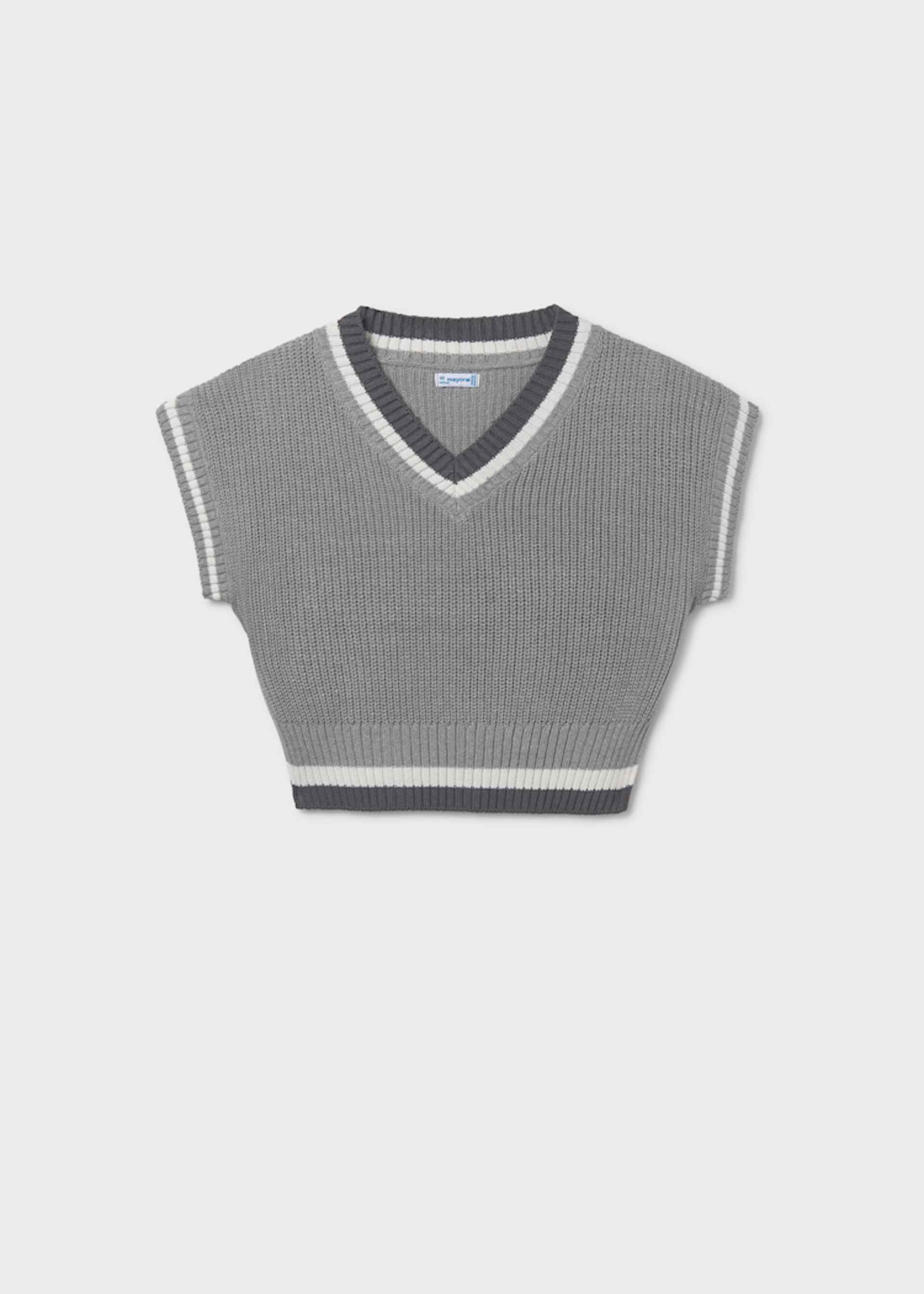 Girls contrast vest