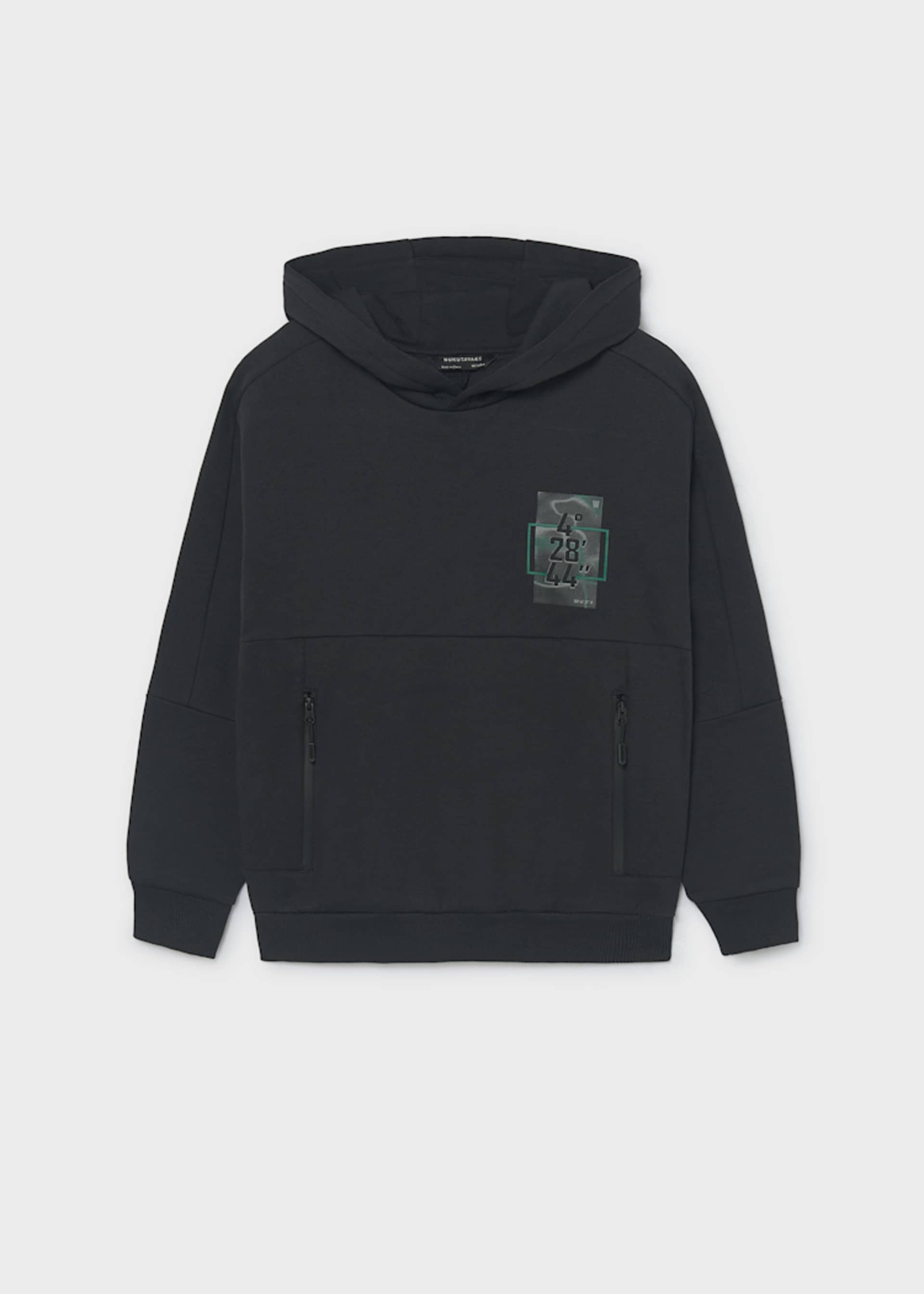 Sudadera con capucha cremalleras chico