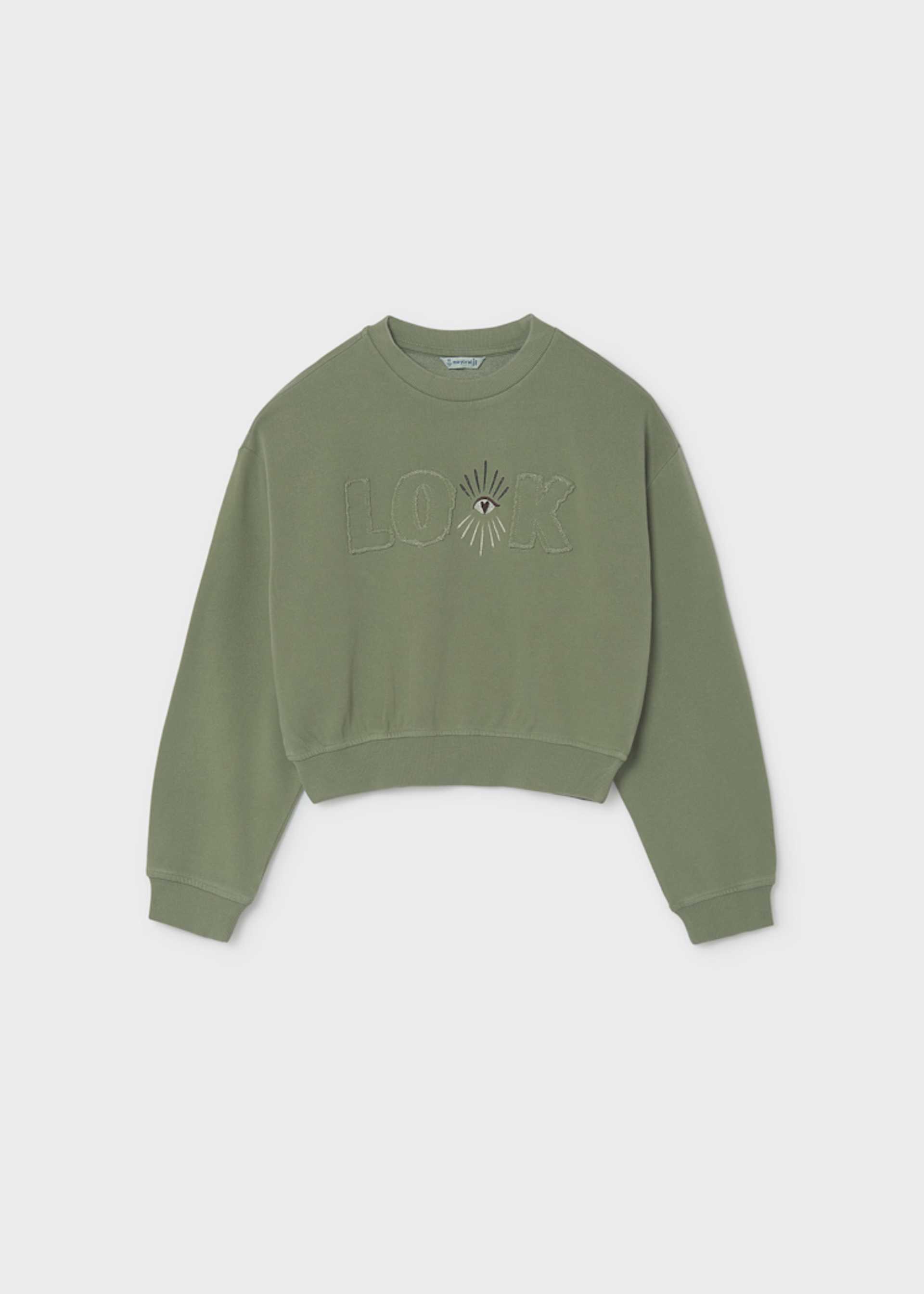 Sweatshirt bestickt Teenager Mädchen Sweatshirt bestickt Teenager Mädchen