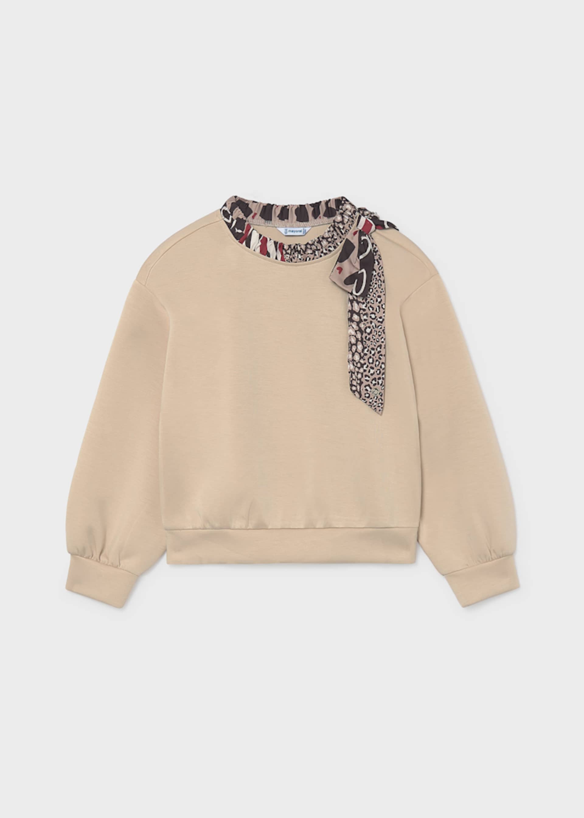 Girls' bow sweatshirt Girls' bow sweatshirt