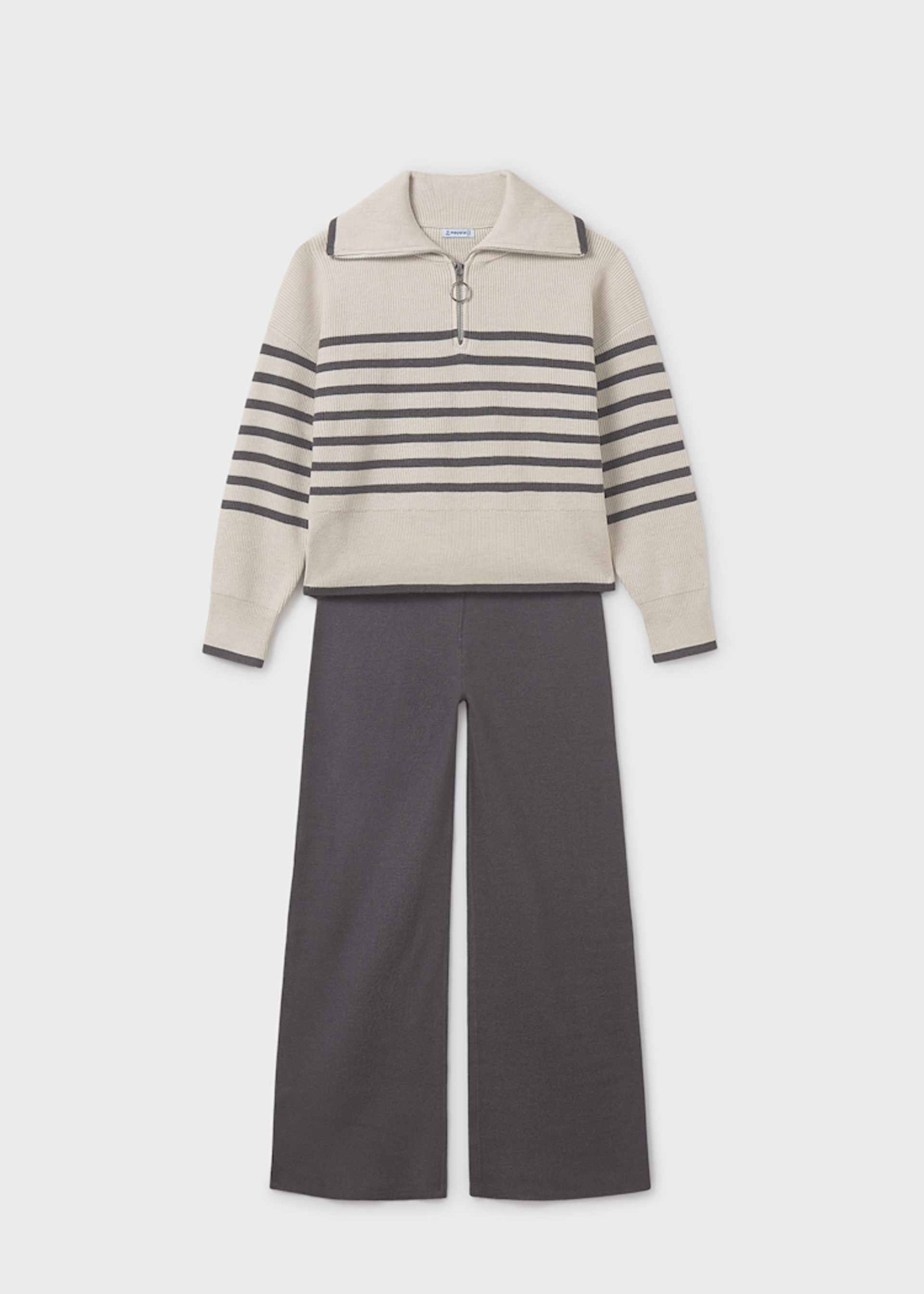 Set Hose und Pullover gestreift Teenager Mädchen