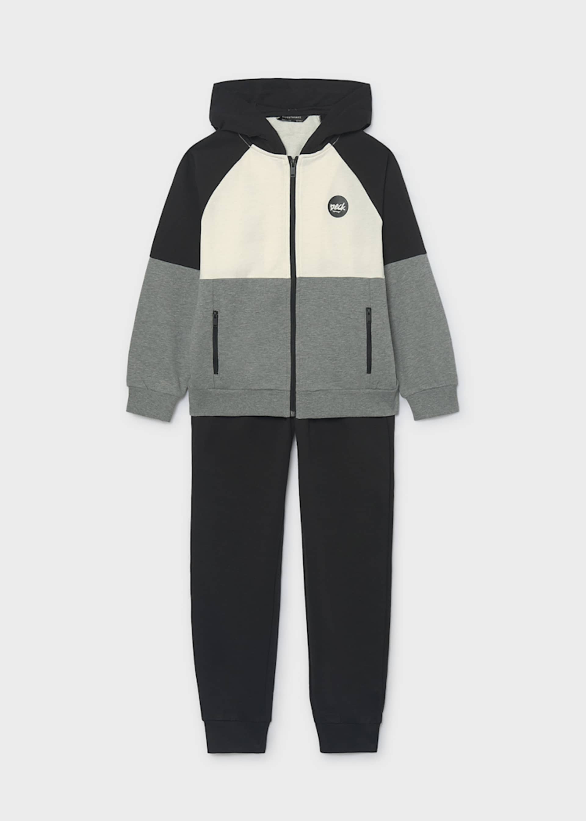 Boys' tracksuit with print on the back