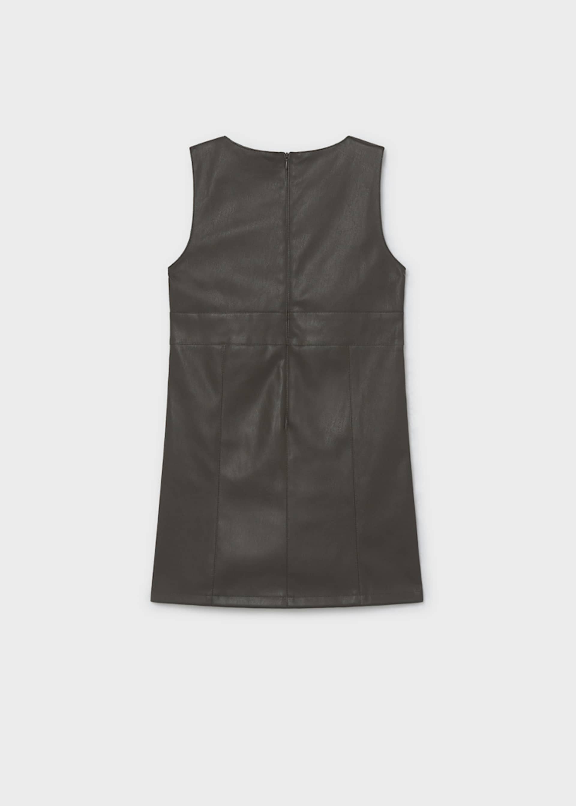 Vestido polipiel chica