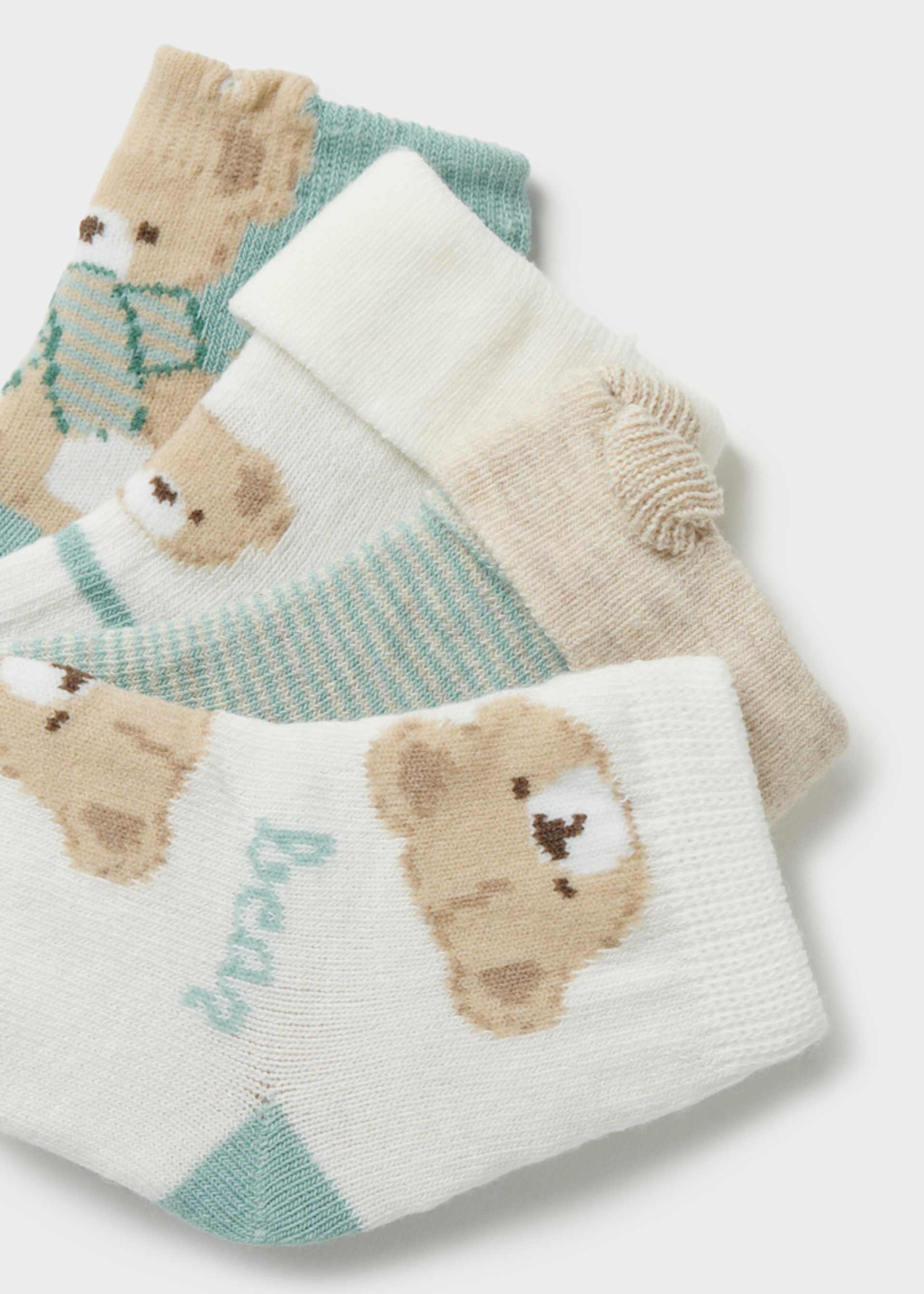 Newborn Girl 4-Pack Socks Newborn Girl 4-Pack Socks