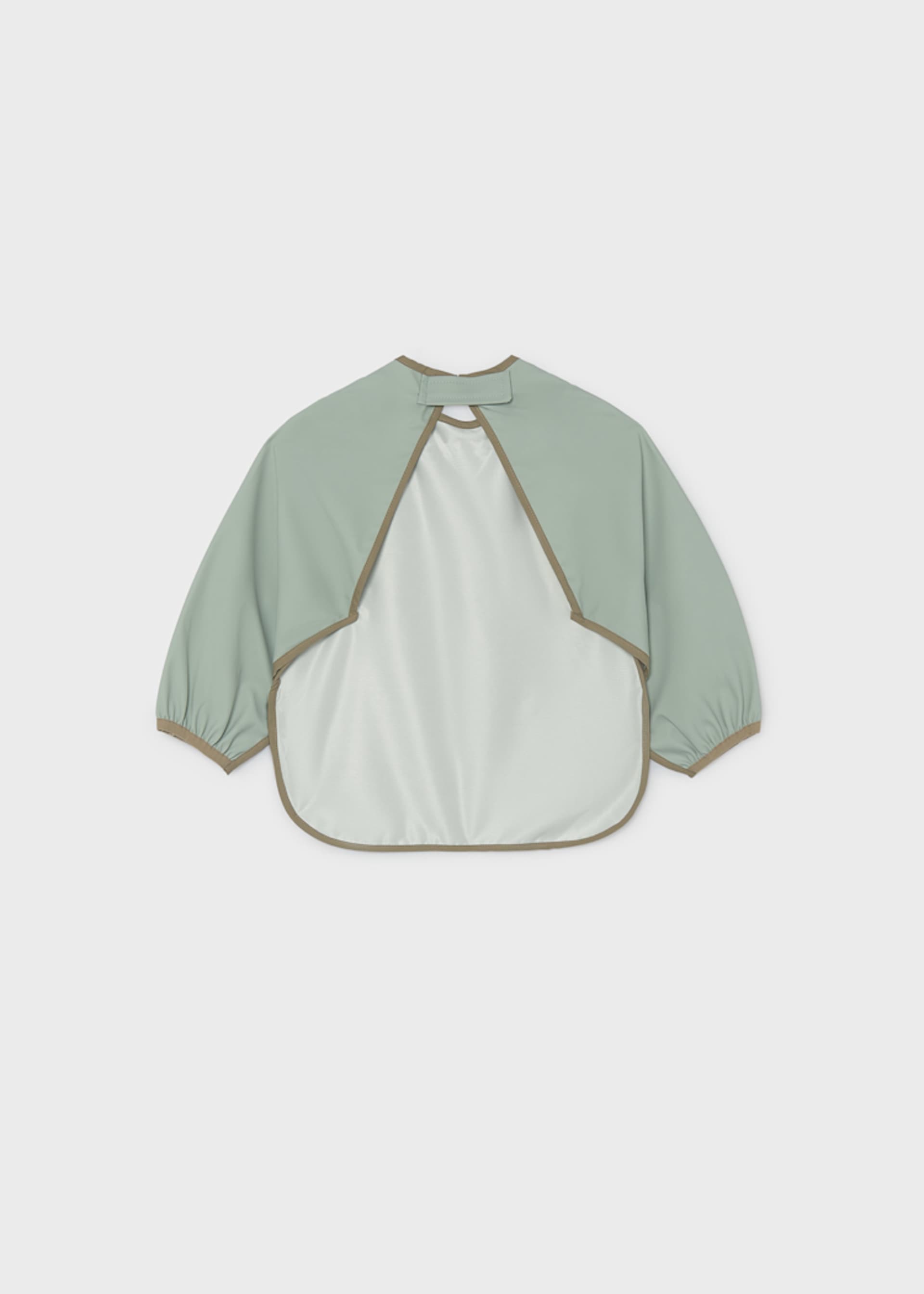 Baby bib with sleeves