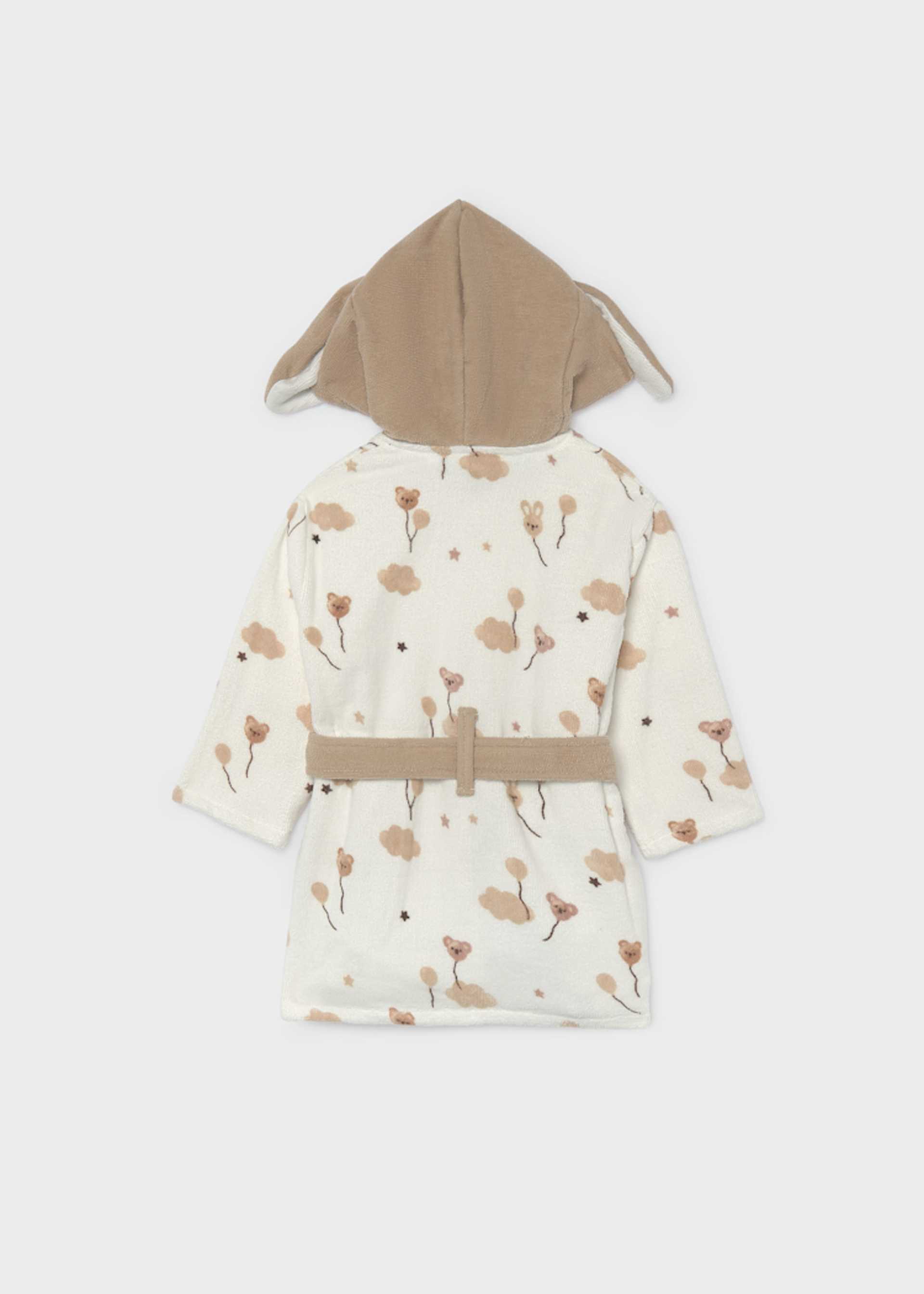 Teddy dressing gown baby