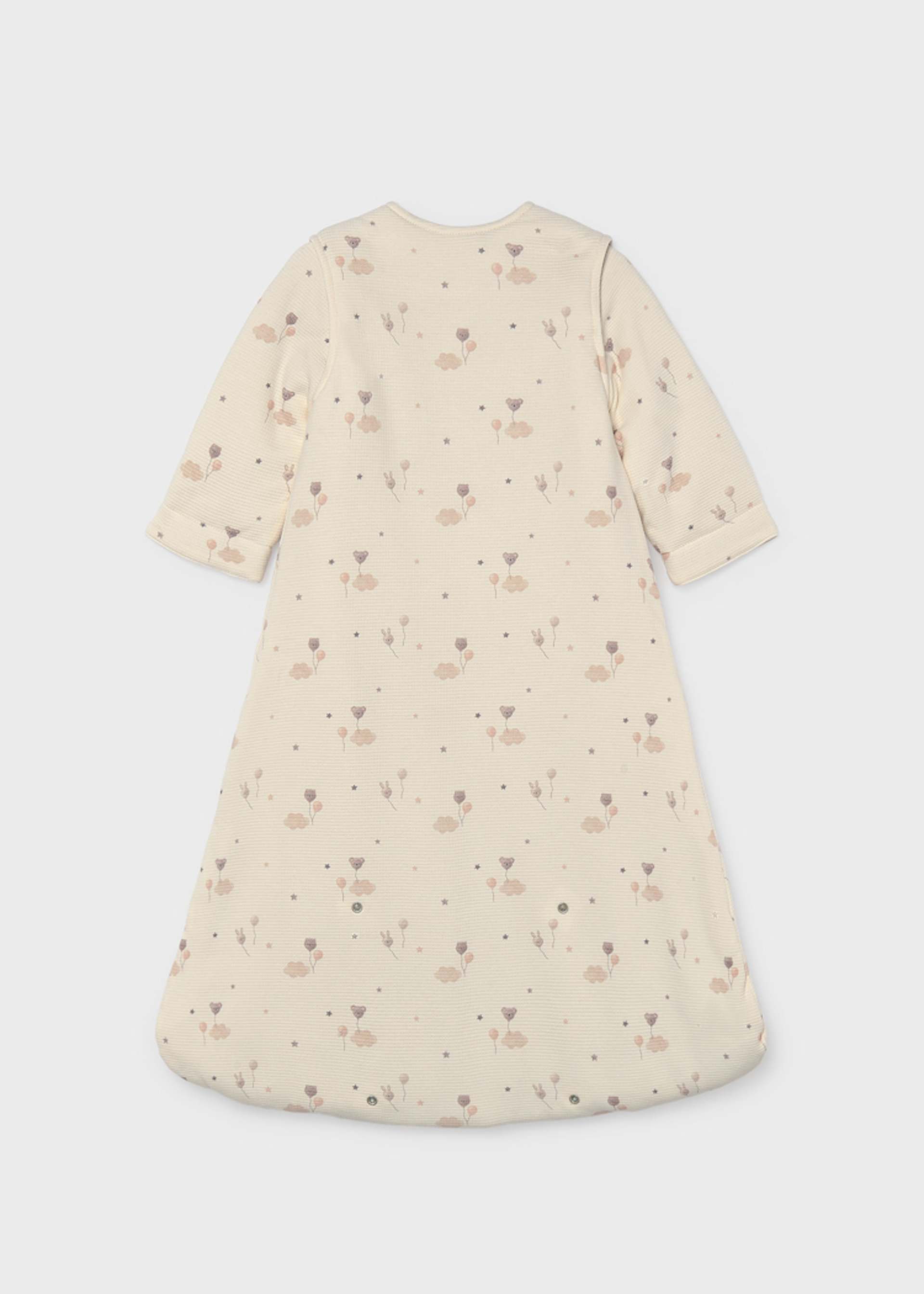 Baby sleeping bag with sleeves