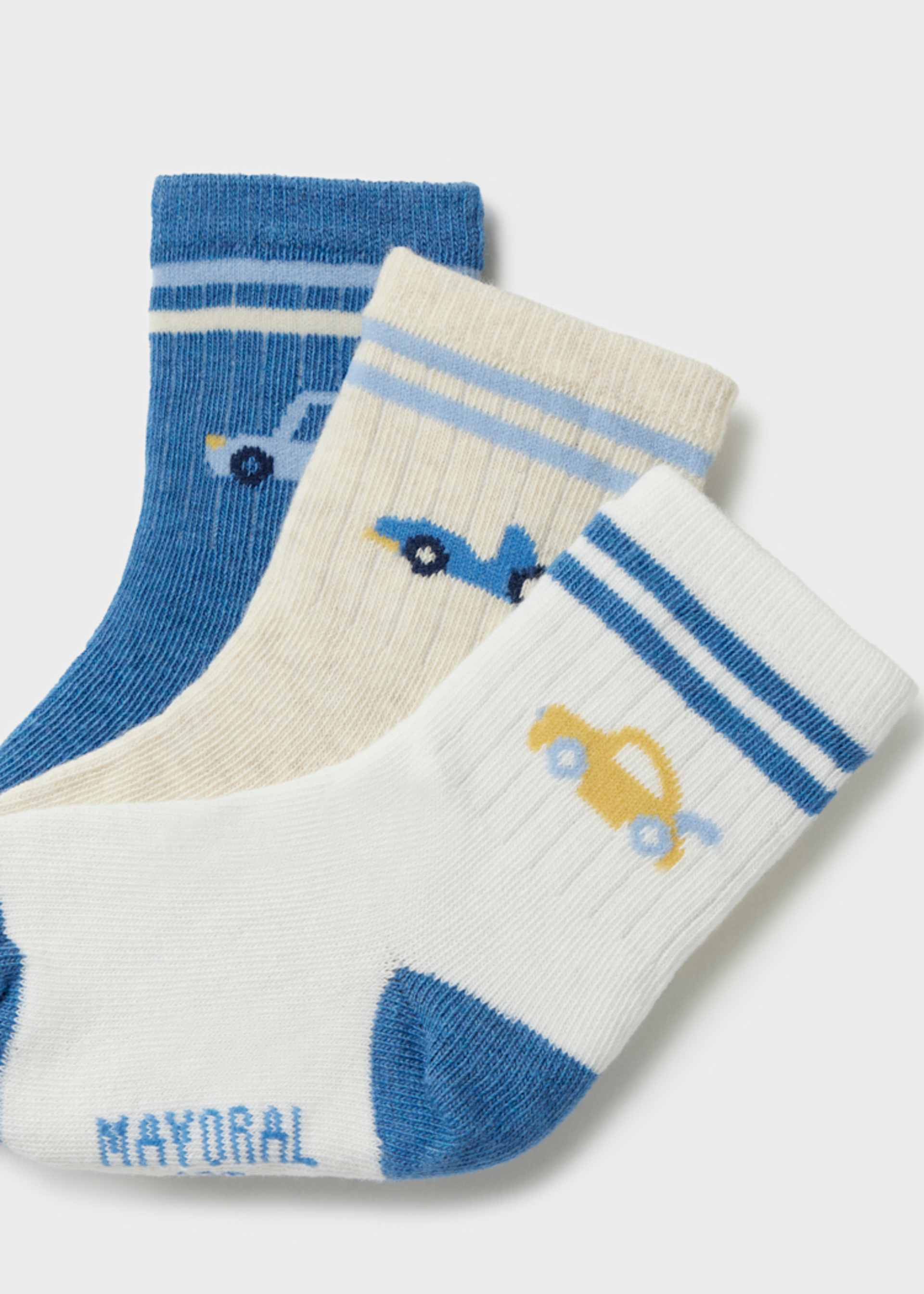 Set of 3 striped baby socks Set of 3 striped baby socks