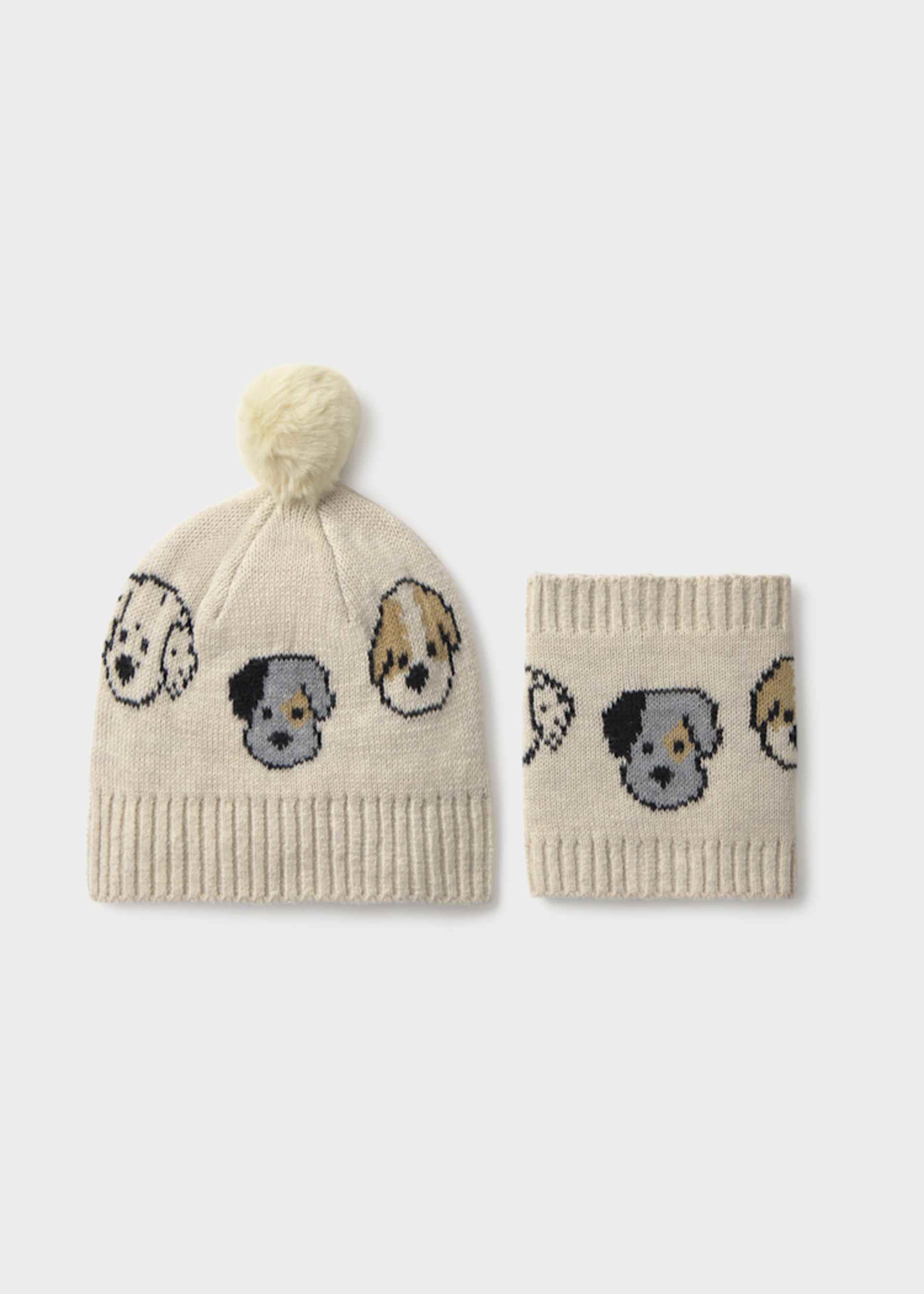 Set Mütze und Rundschal Baby