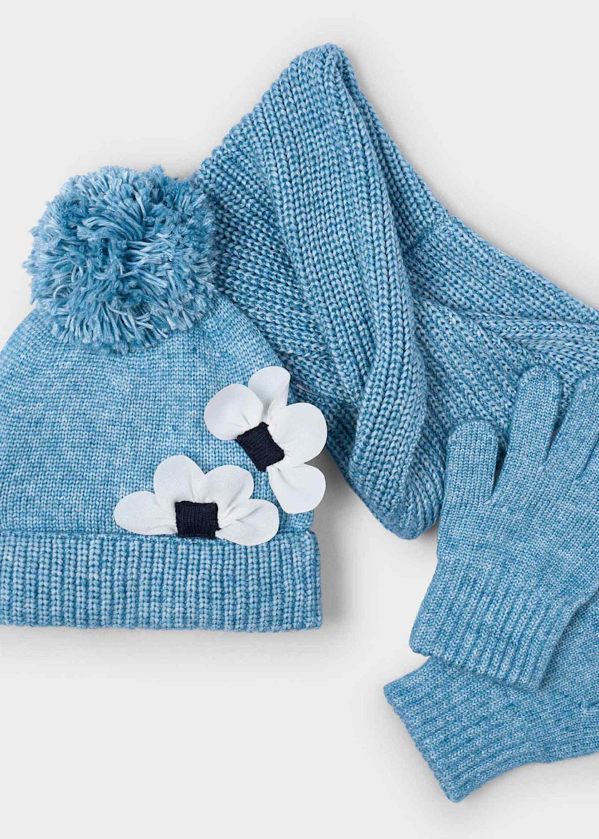 Girls 3 piece scarf set