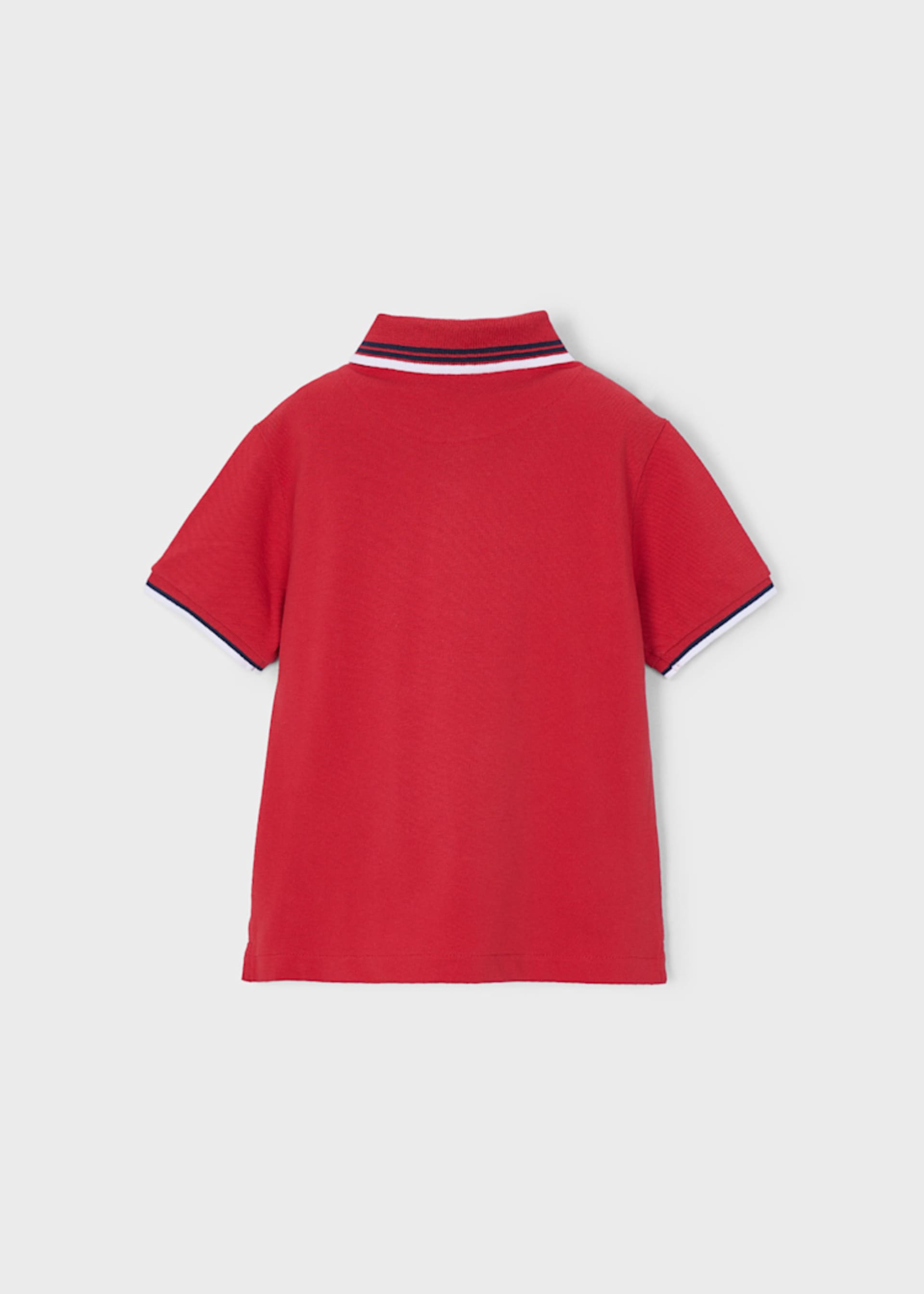 Polo in contrast baiat