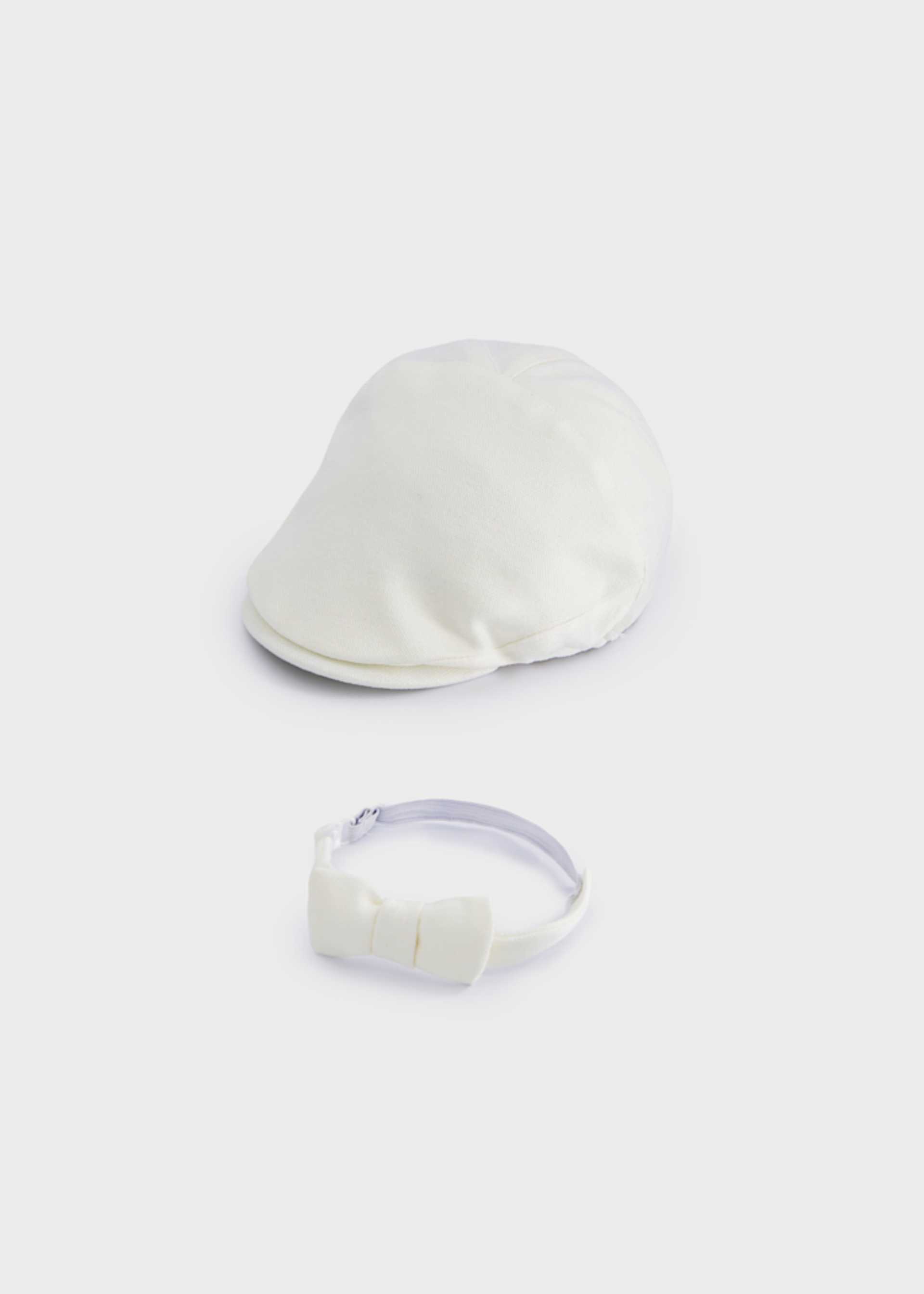 Newborn beret and bow tie set