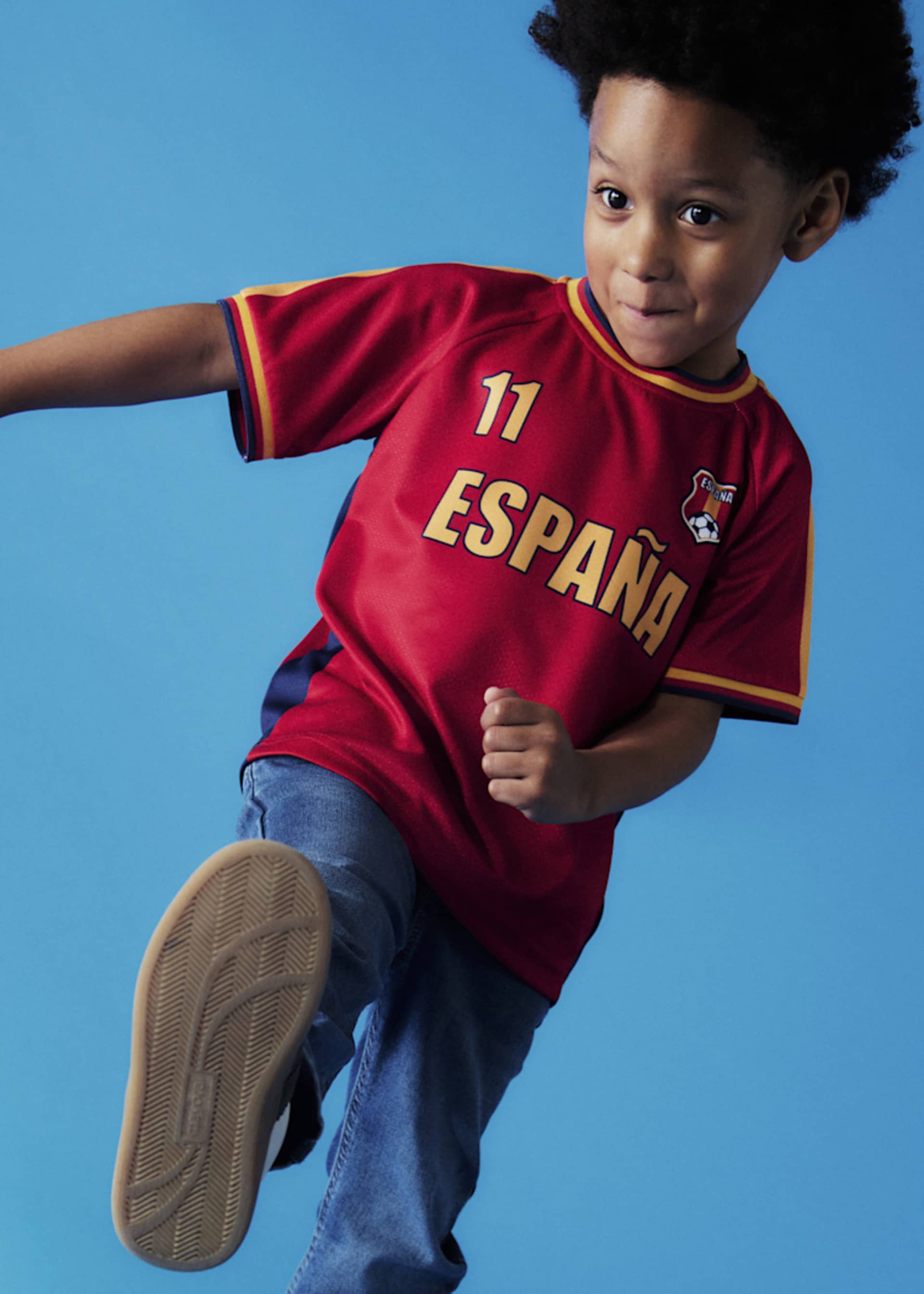 Camiseta España fútbol niño