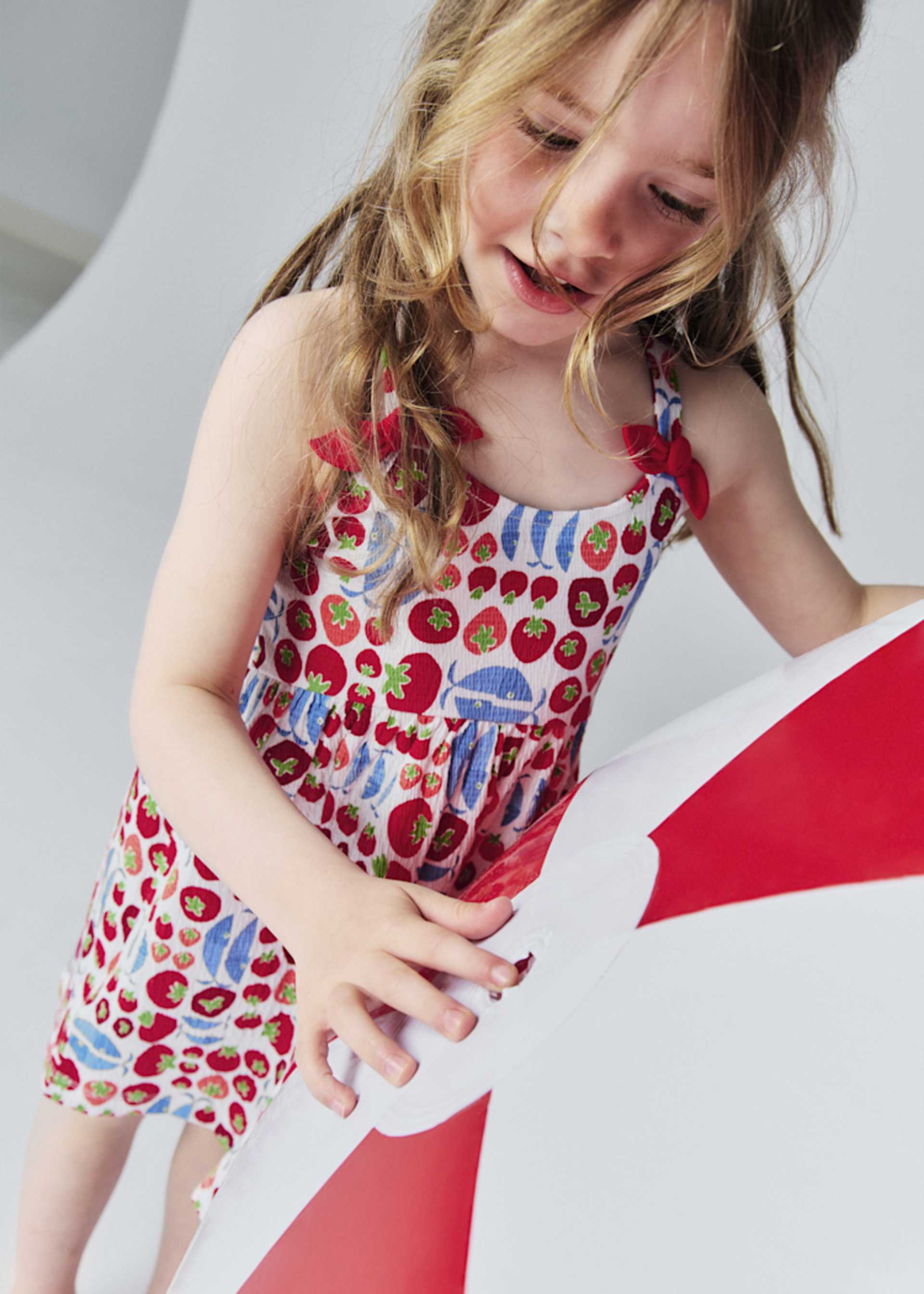 Printed dress for girls