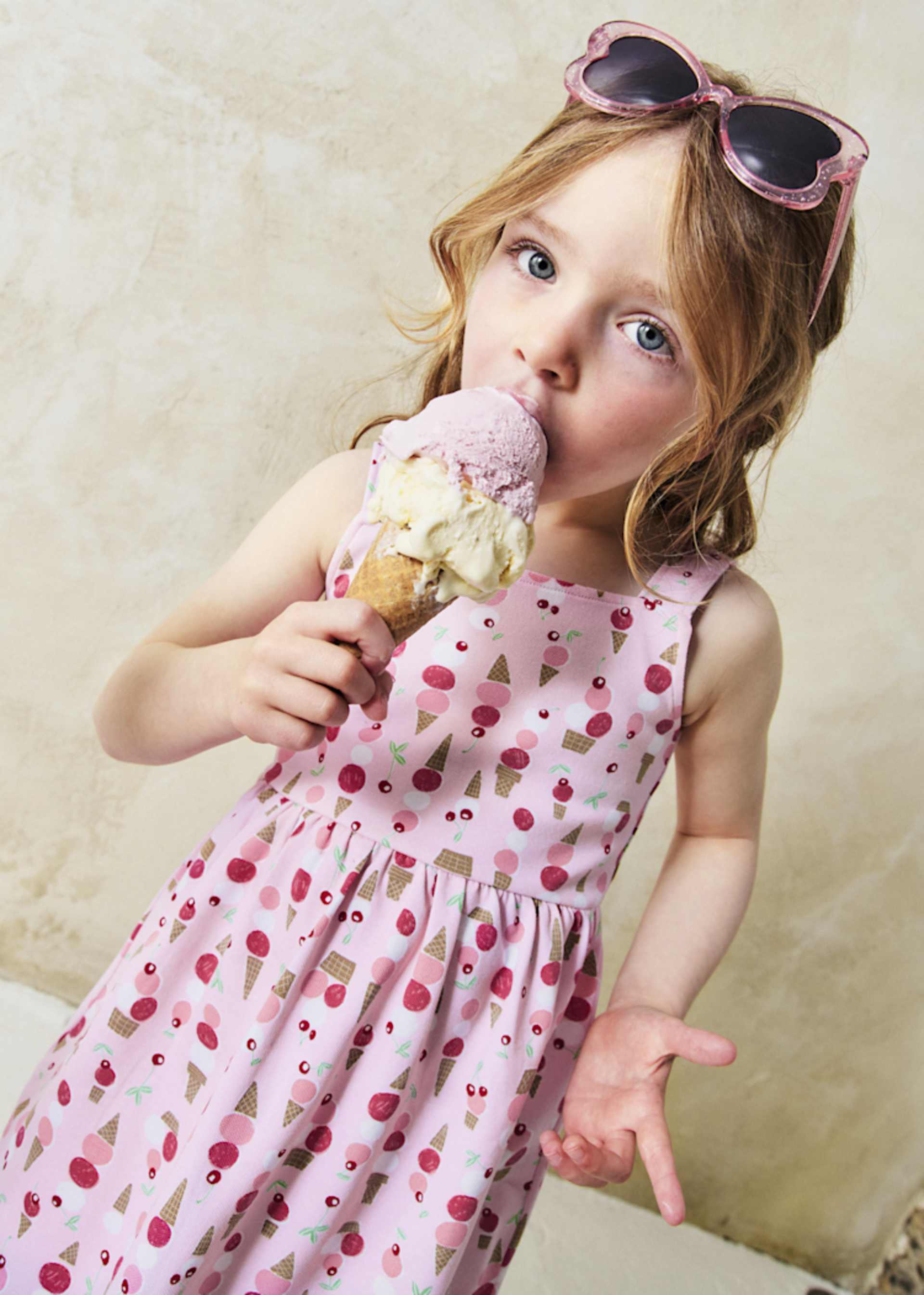 Printed dress for girls