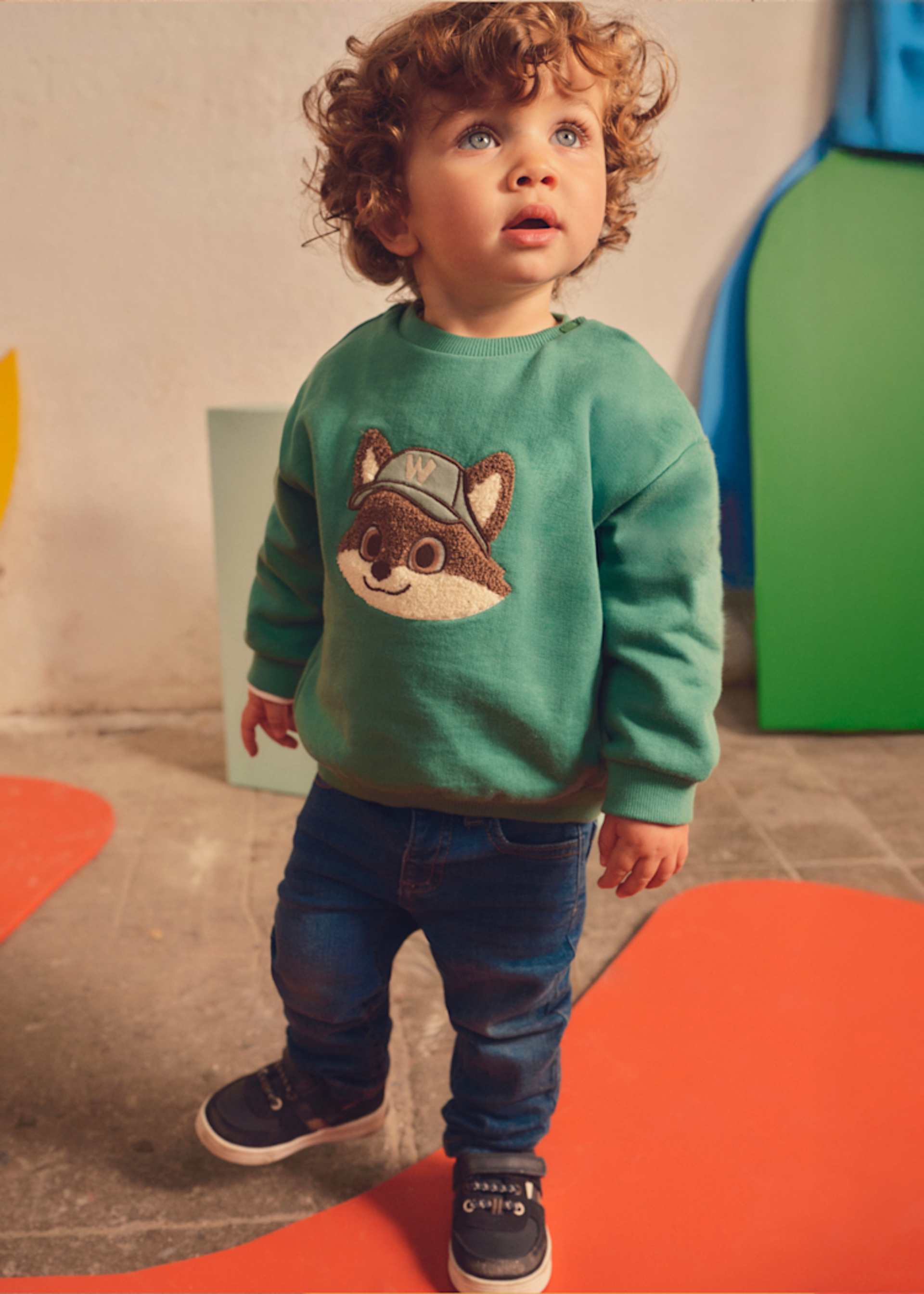 Baby animal print sweatshirt Baby animal print sweatshirt