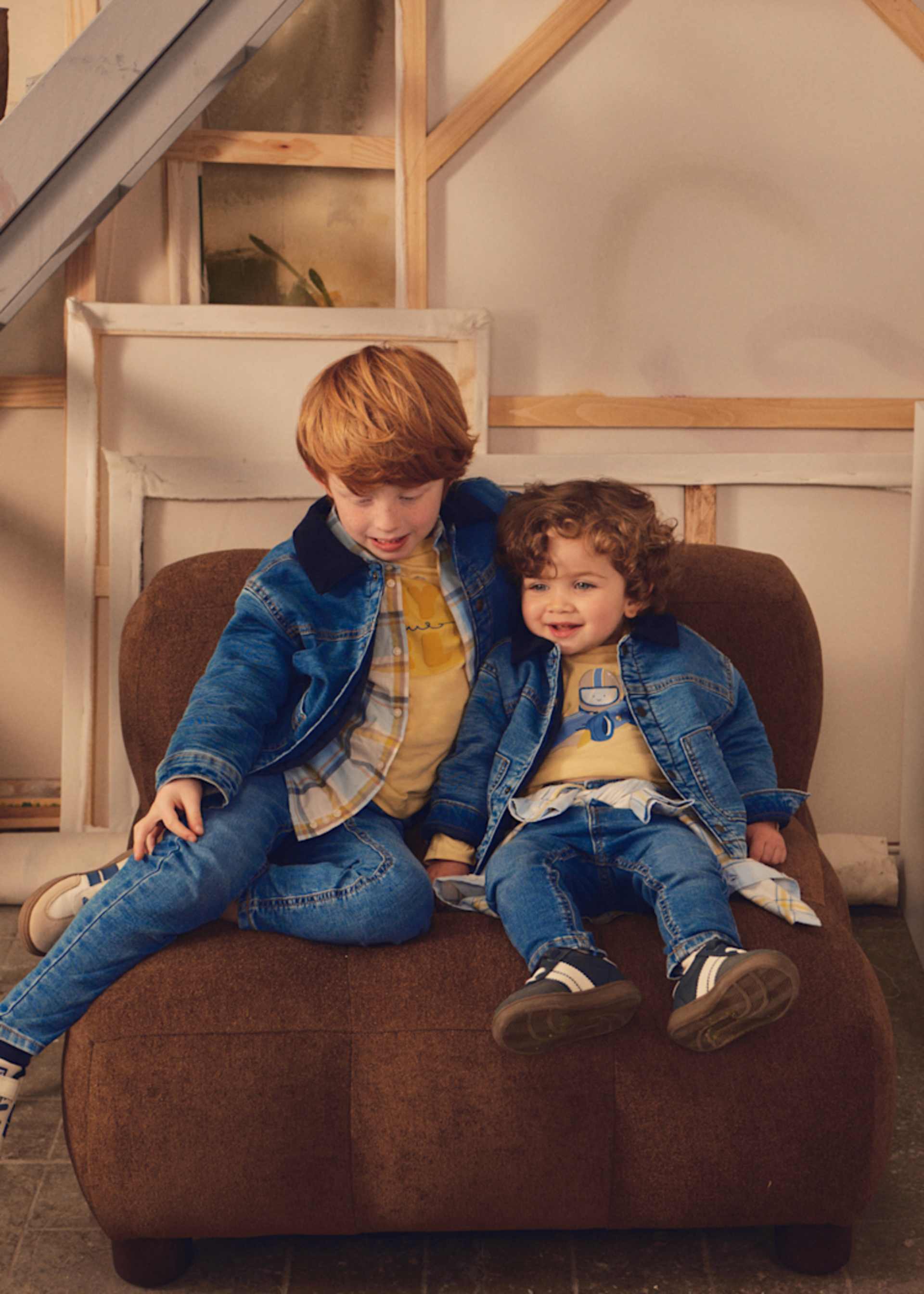 Geaca denim bebe