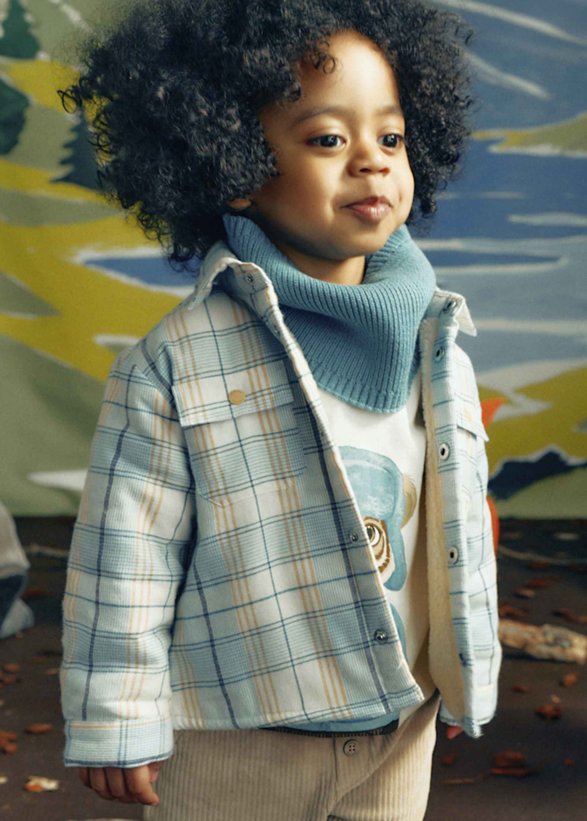 Baby checked overshirt Baby checked overshirt
