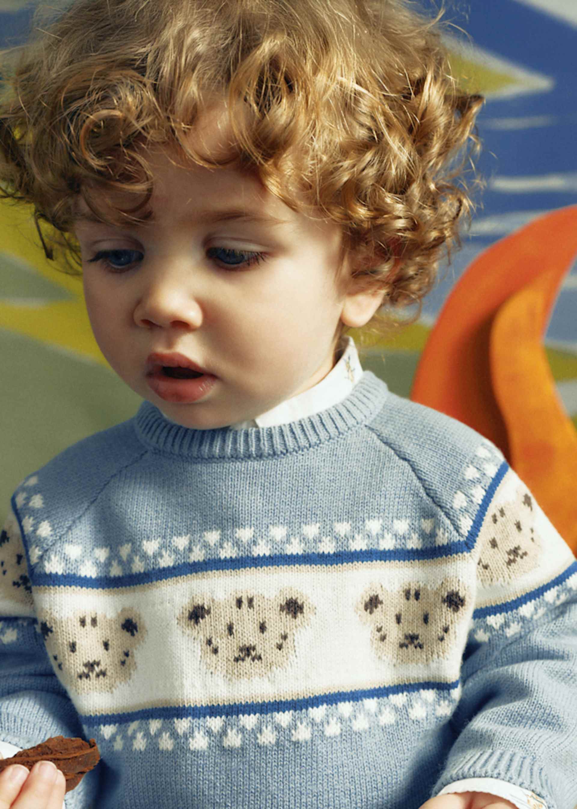 Baby bear jacquard sweater Baby bear jacquard sweater
