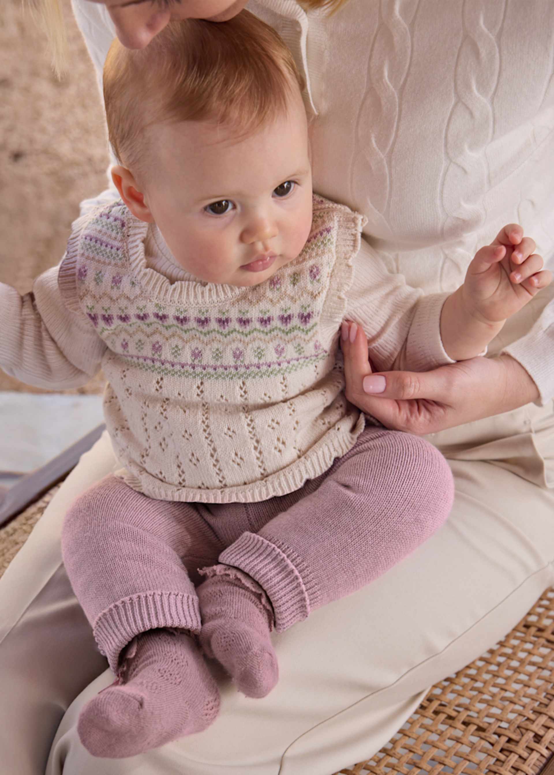 Newborn Girl 3-piece Vest Set