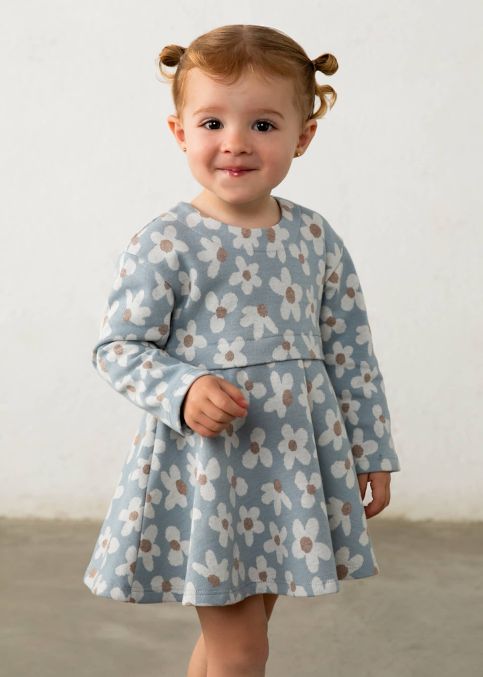 Baby Printed Jacquard Dress Baby Printed Jacquard Dress