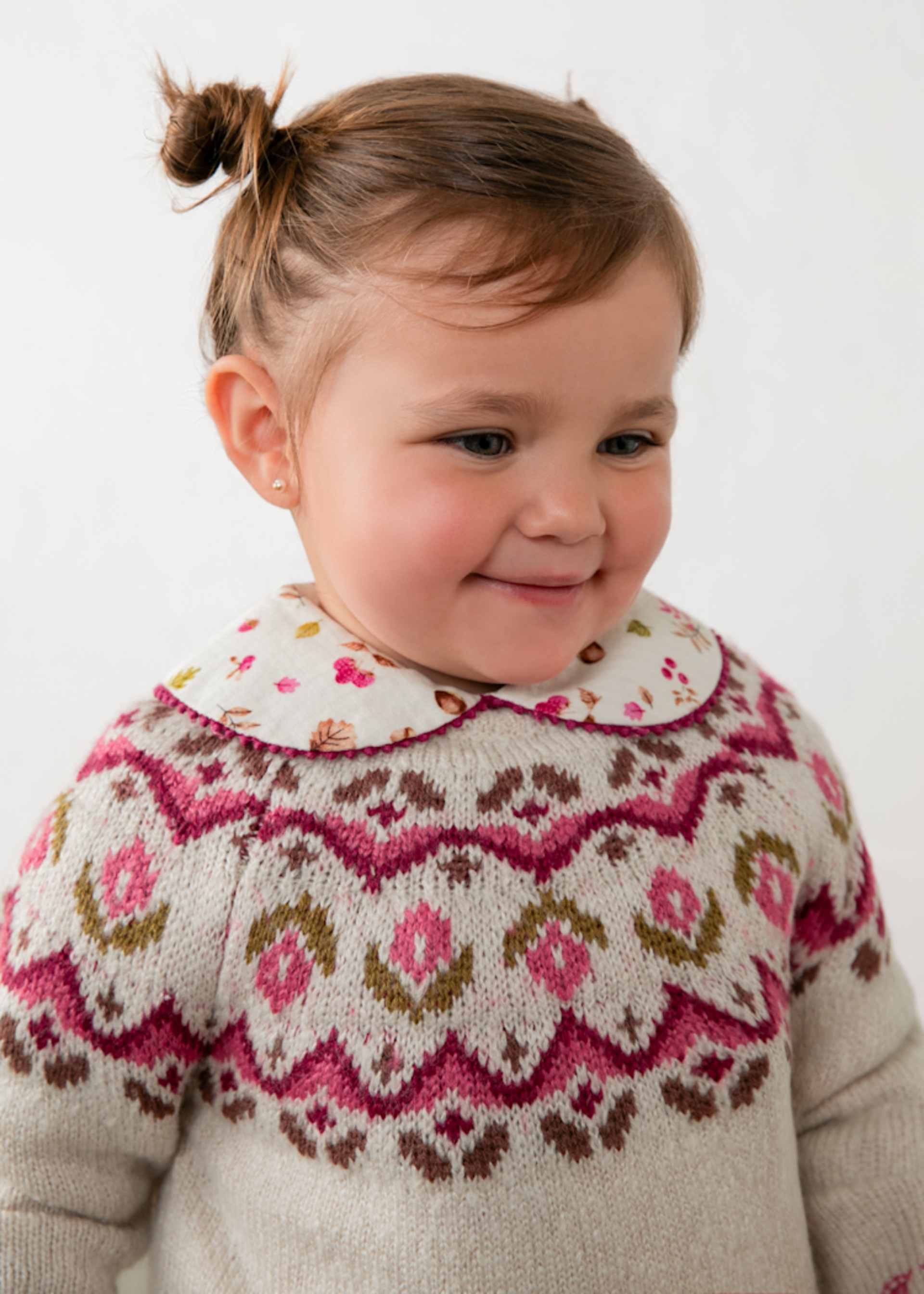 Pull jacquard bébé