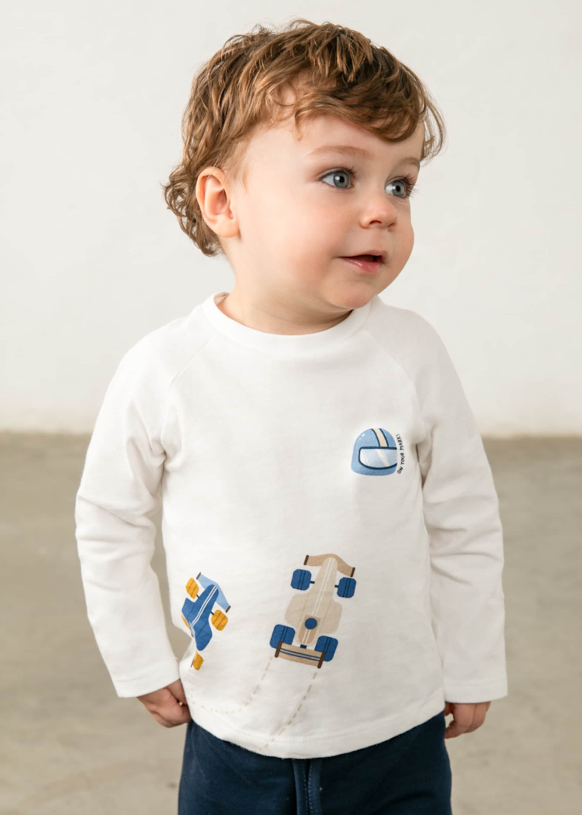 Tricou cu masinute bebe