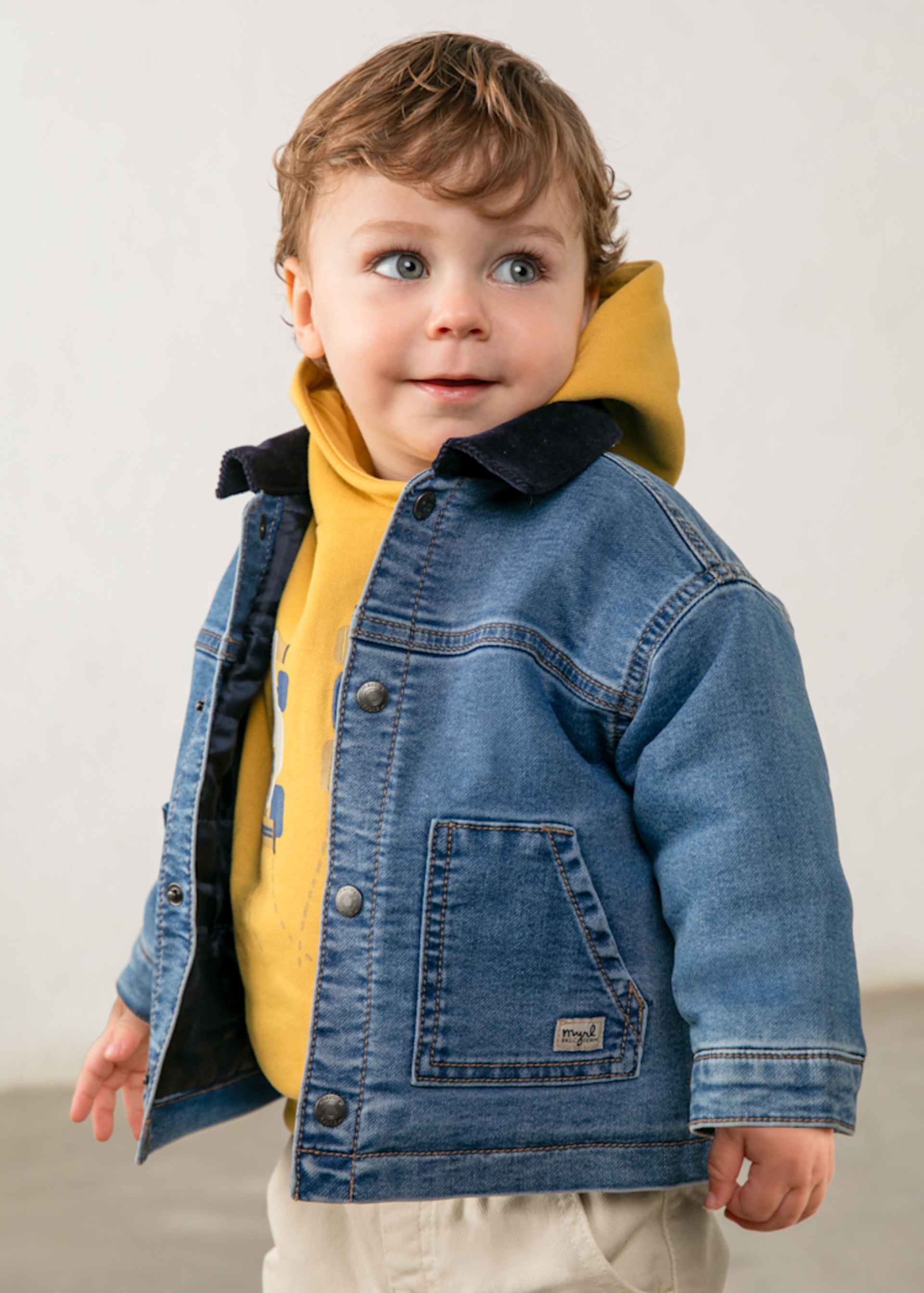 Giubbotto jeans bimbo